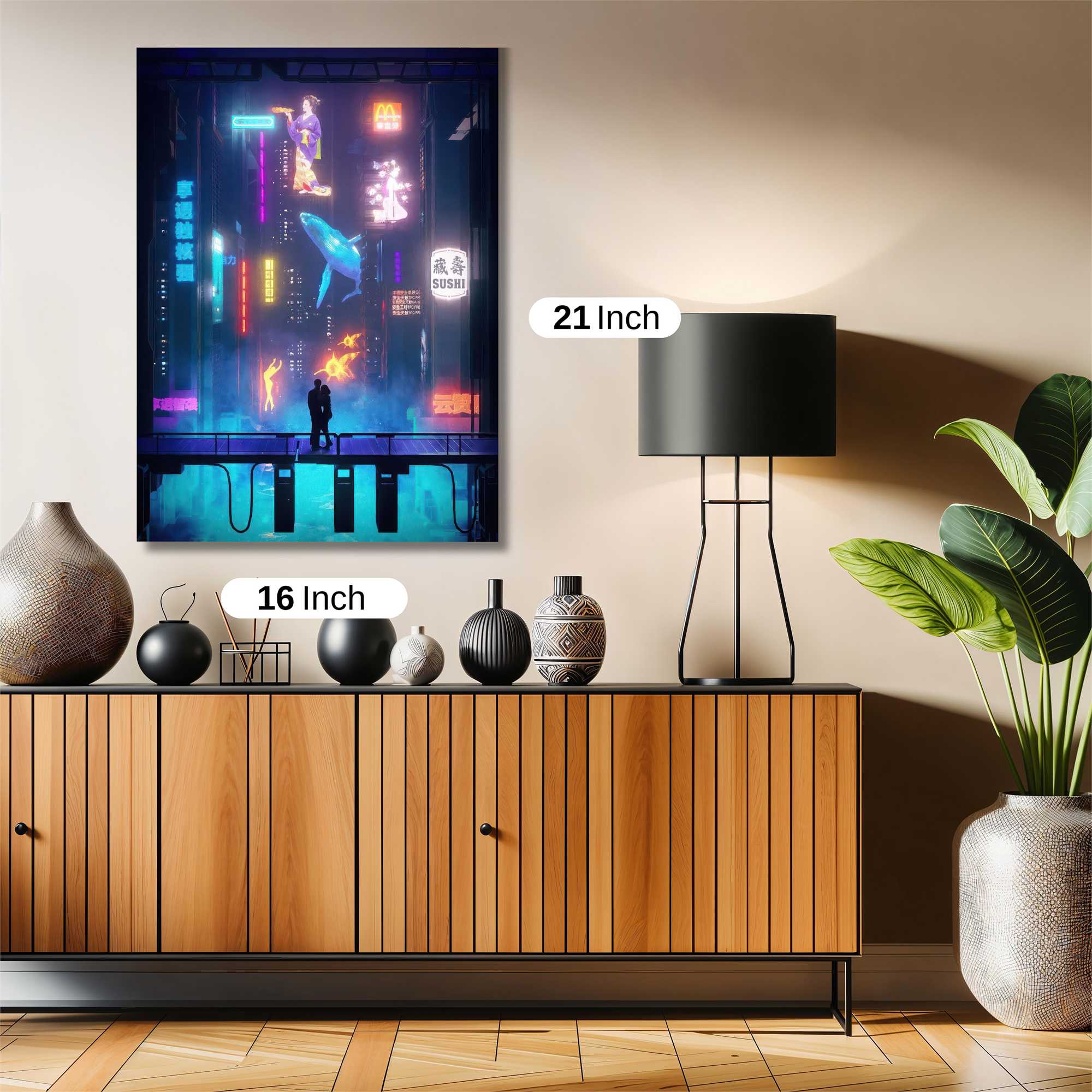 Neon Reverie Safe Wall Magnetic / M