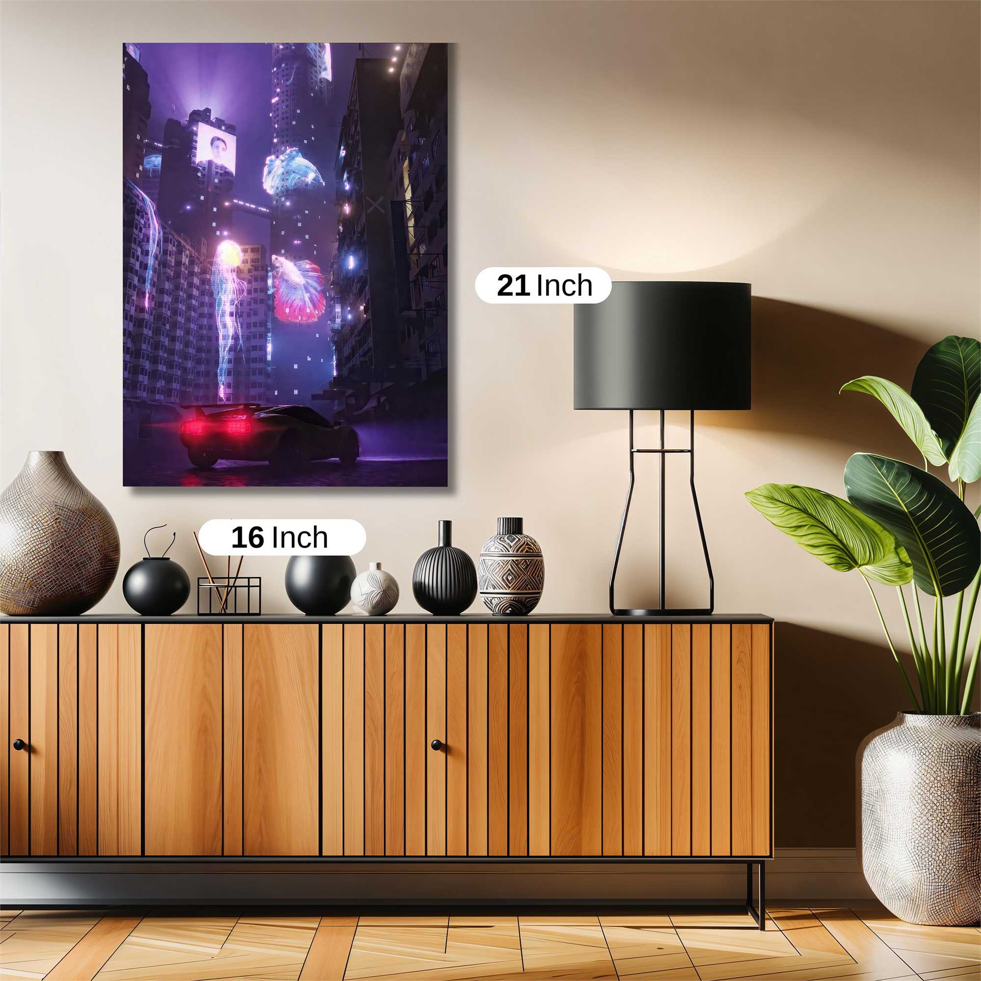 Neon Reverie Safe Wall Magnetic / M