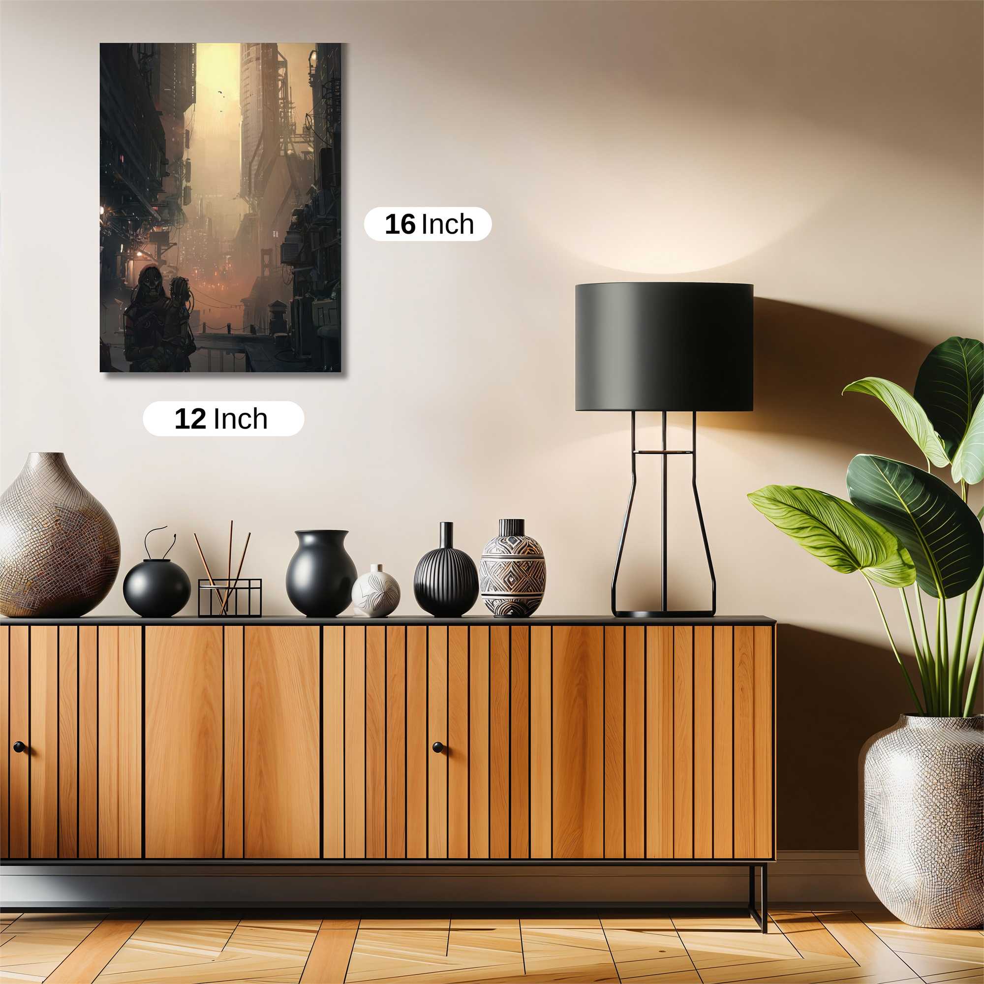 Cyberpunk Dusk Safe Wall Magnetic / M