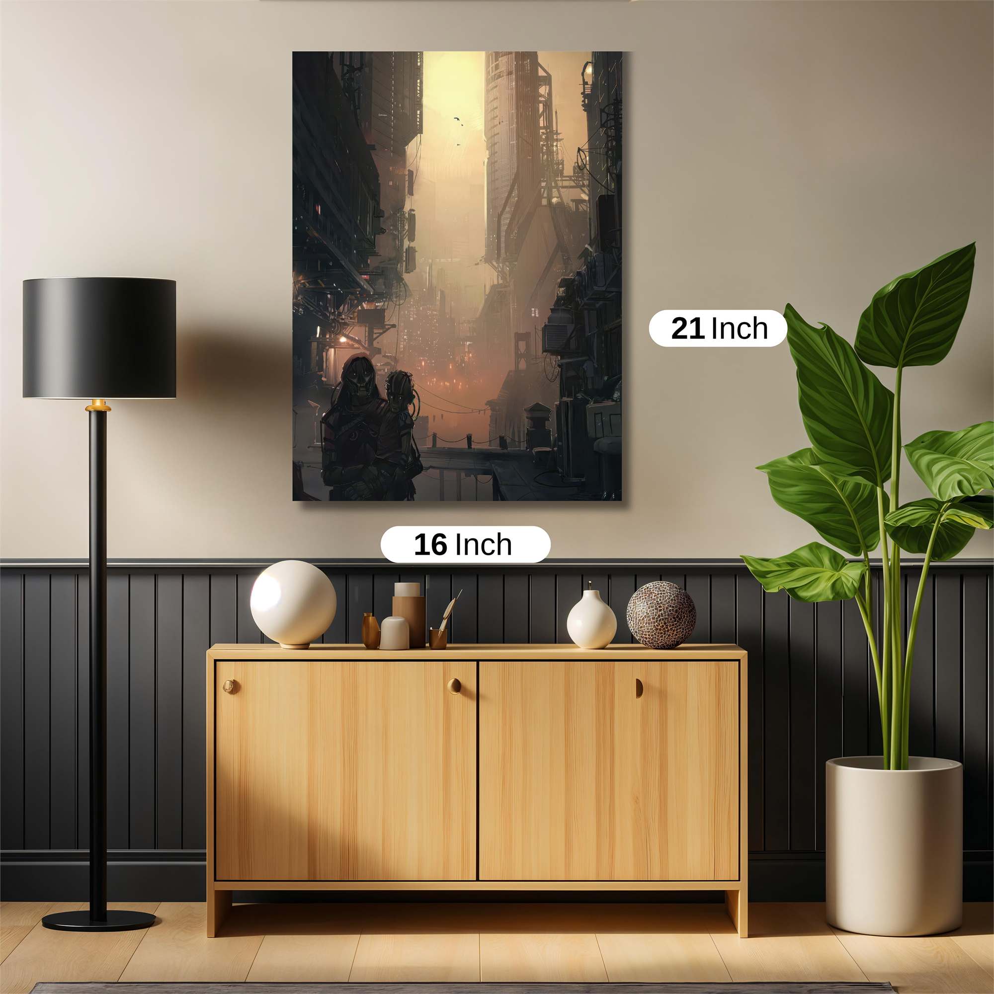 Cyberpunk Dusk Safe Wall Magnetic / M