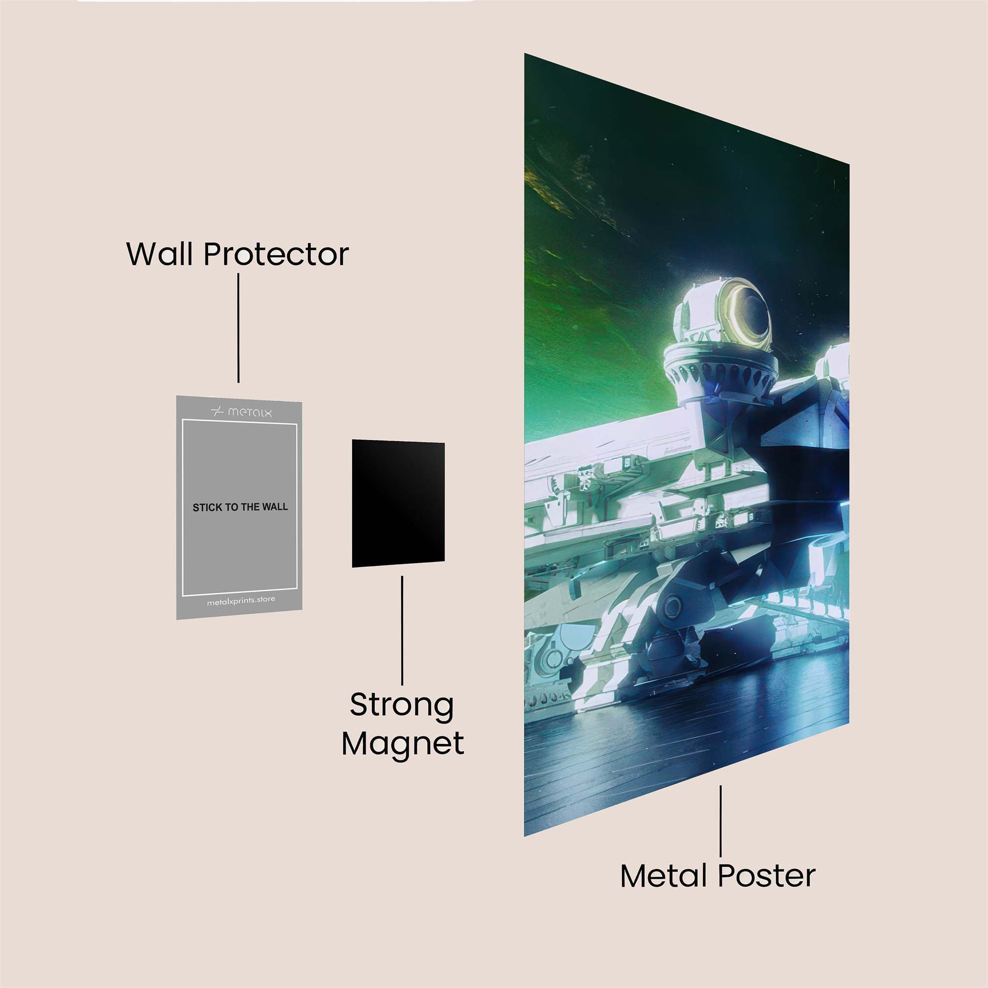Galactic Haven Safe Wall Magnetic / M
