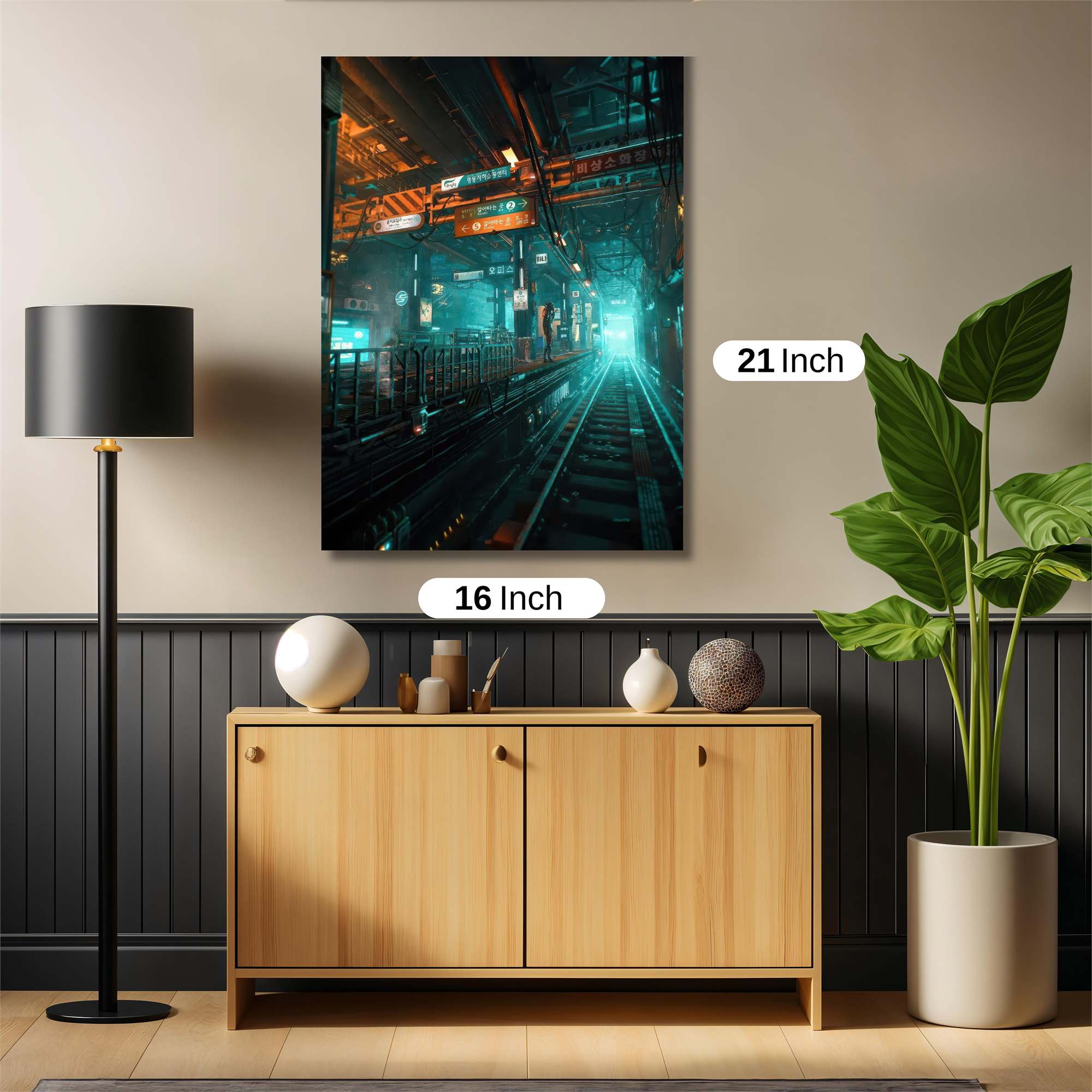 Neon Journey Safe Wall Magnetic / M