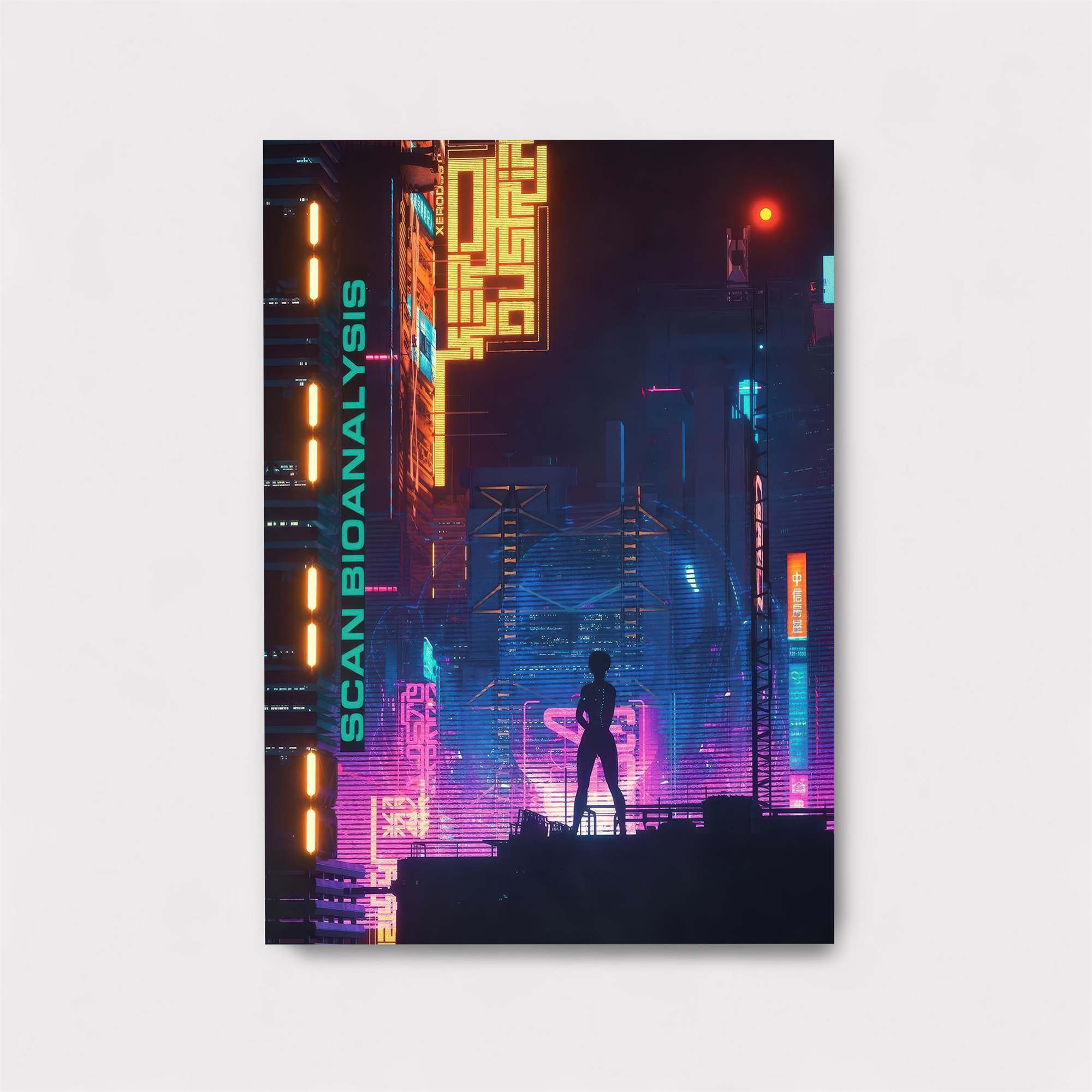 Neon Solitude Safe Wall Magnetic / M