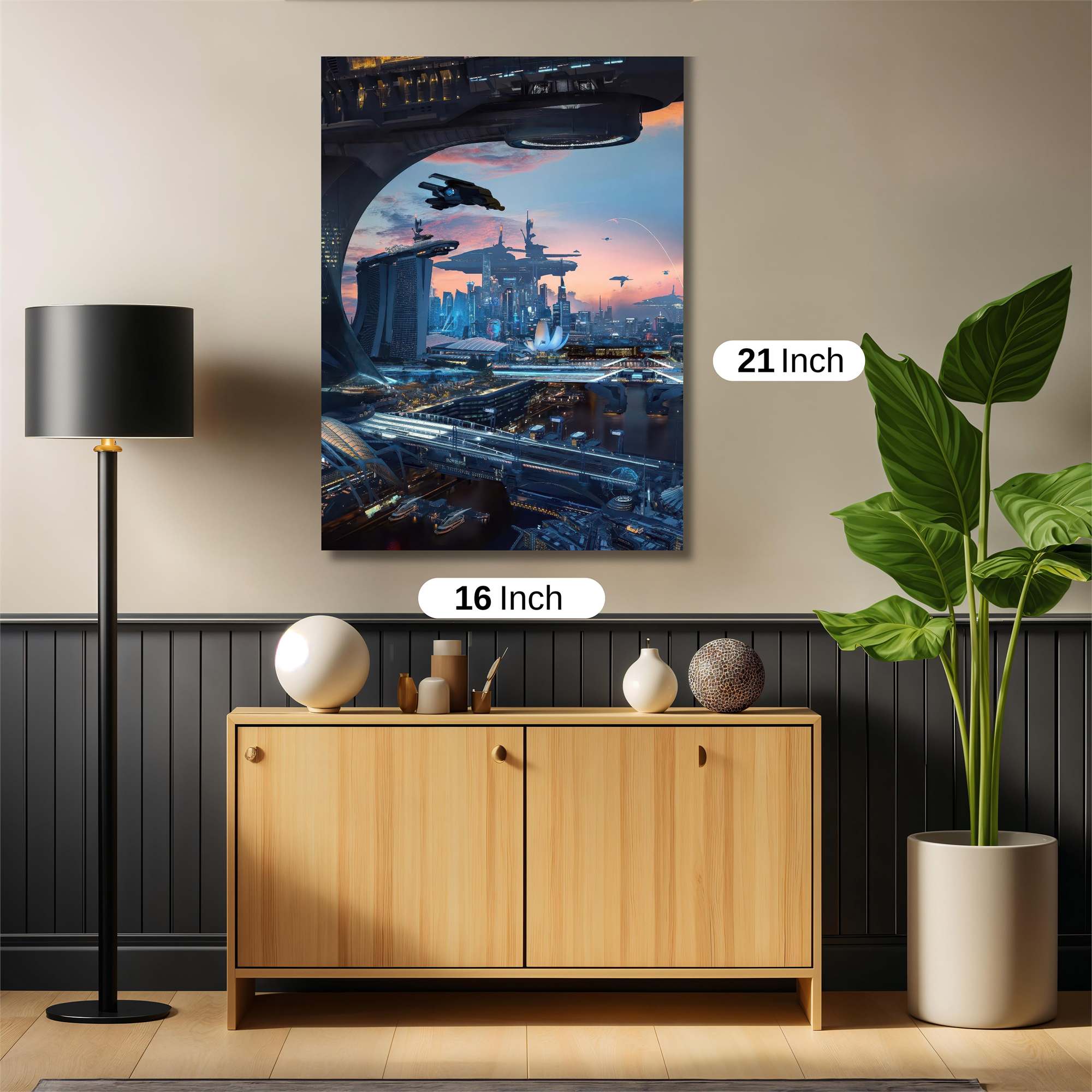 Futuristic Harmony Safe Wall Magnetic / M