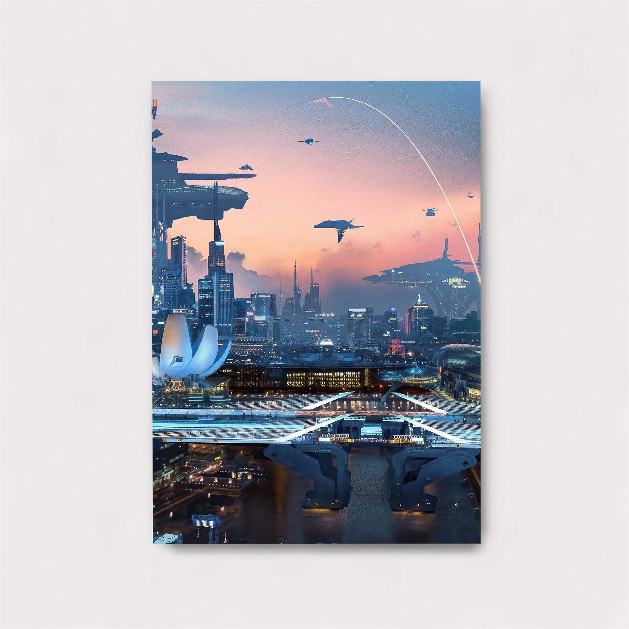 Futuristic Horizon Safe Wall Magnetic / M