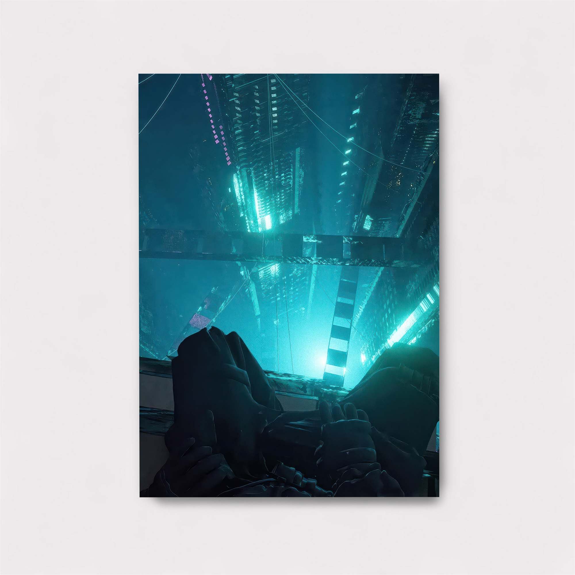 Neon Dreamscape Safe Wall Magnetic / M