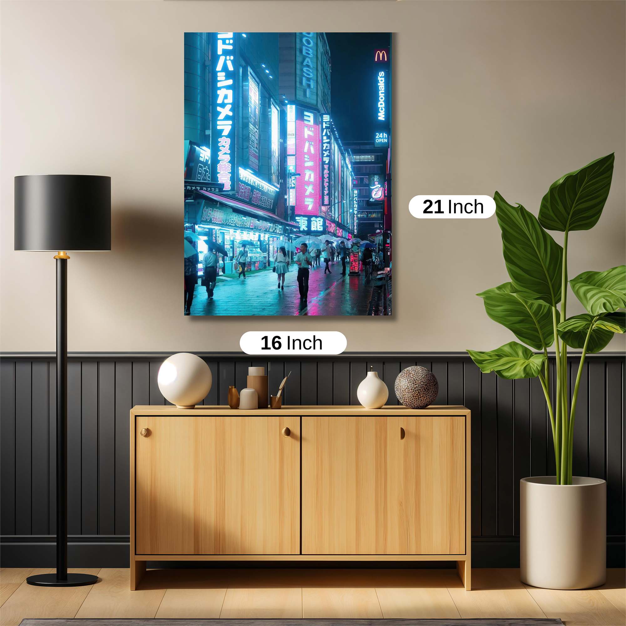 Neon Serenity Safe Wall Magnetic / M