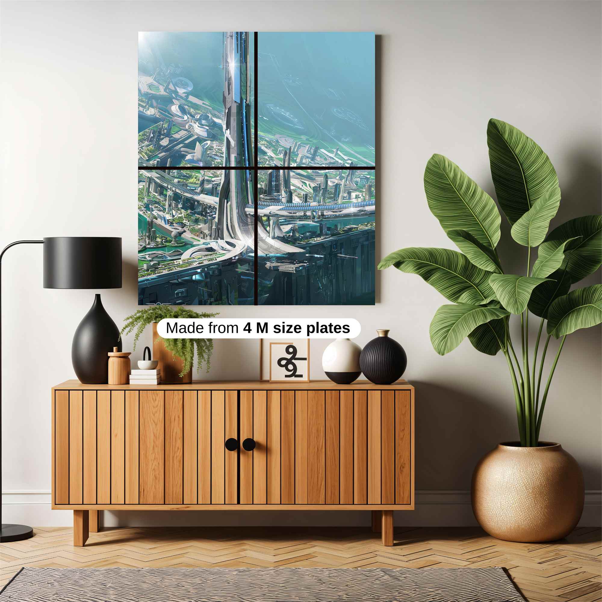 Futuristic Ascension Safe Wall Magnetic / M