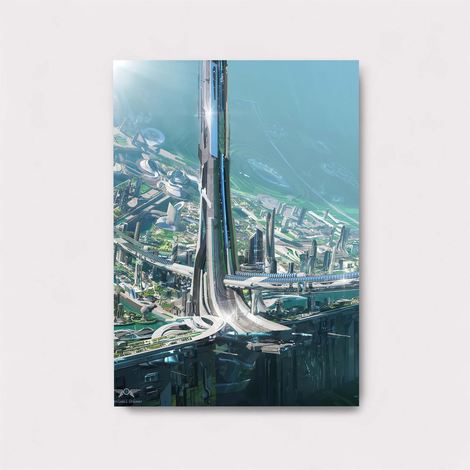 Futuristic Ascension Safe Wall Magnetic / M