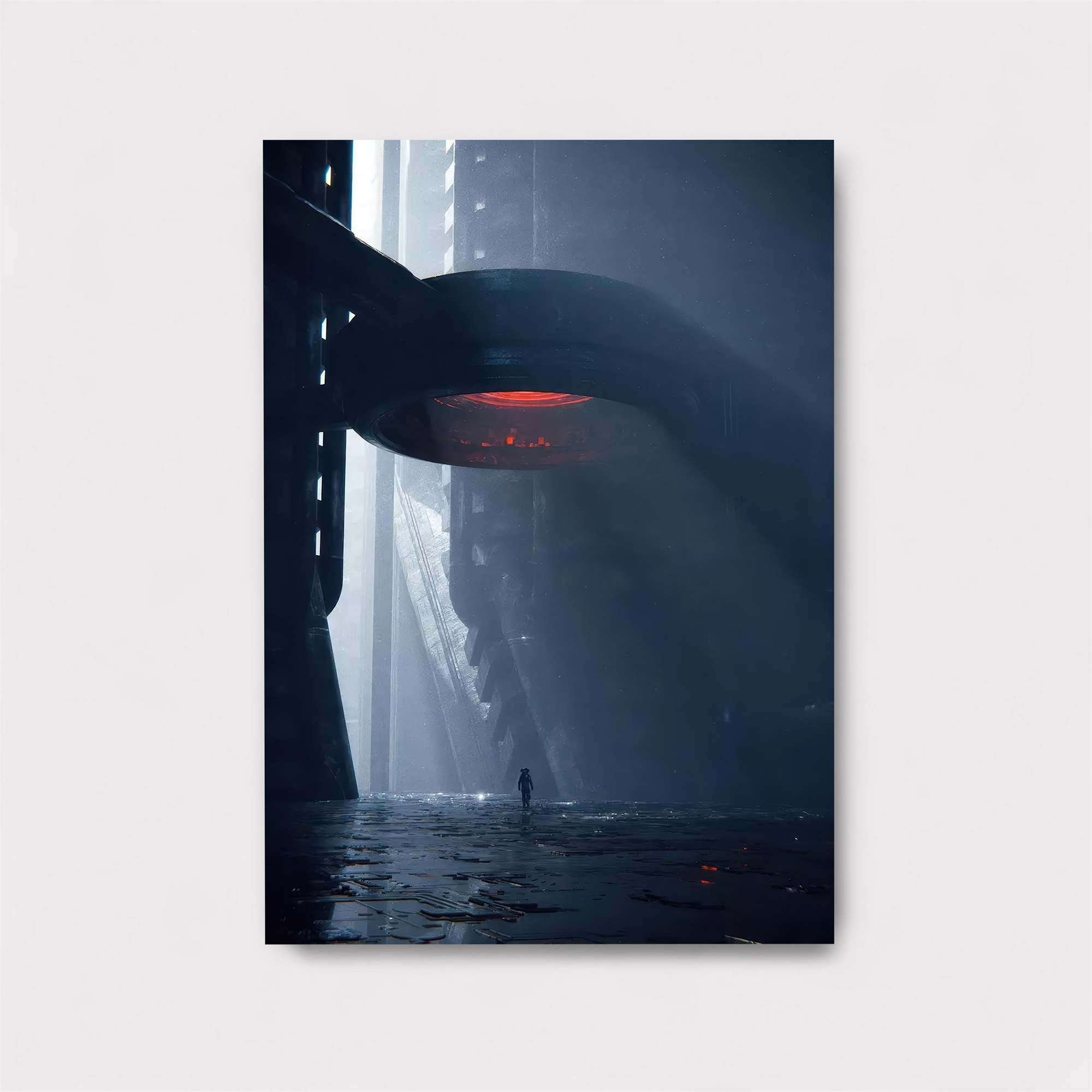 Futuristic Solitude Safe Wall Magnetic / M