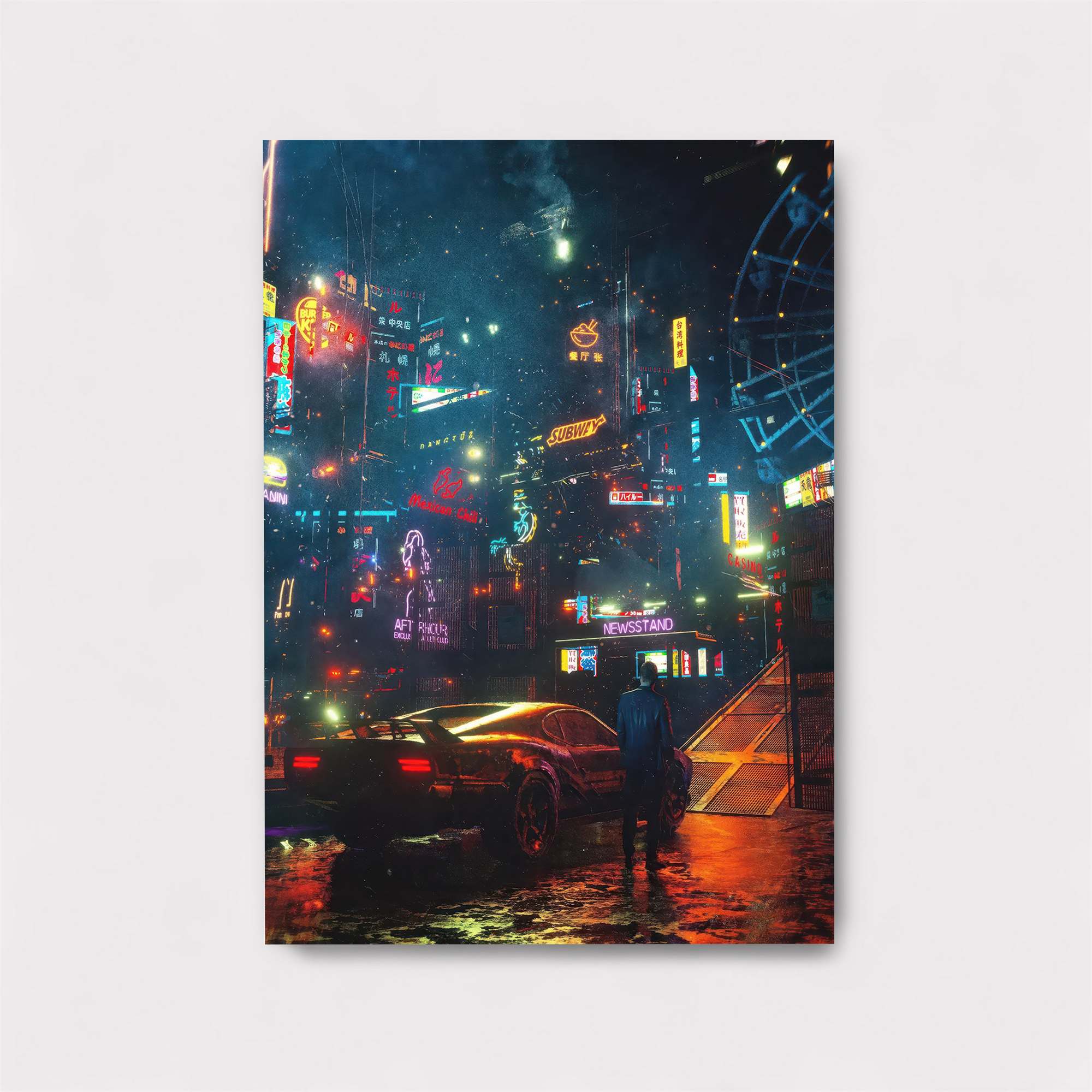 Neon Dreams Safe Wall Magnetic / M