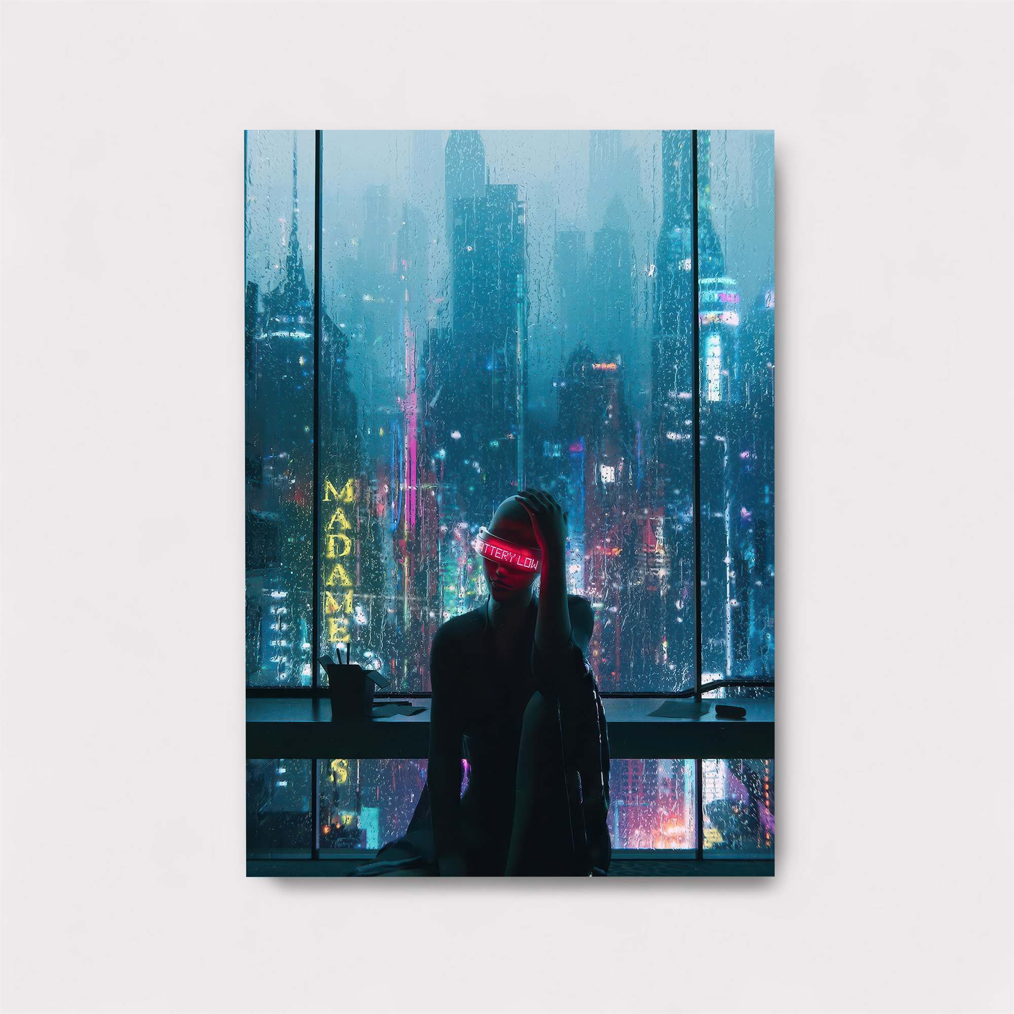 Neon Solitude Safe Wall Magnetic / M