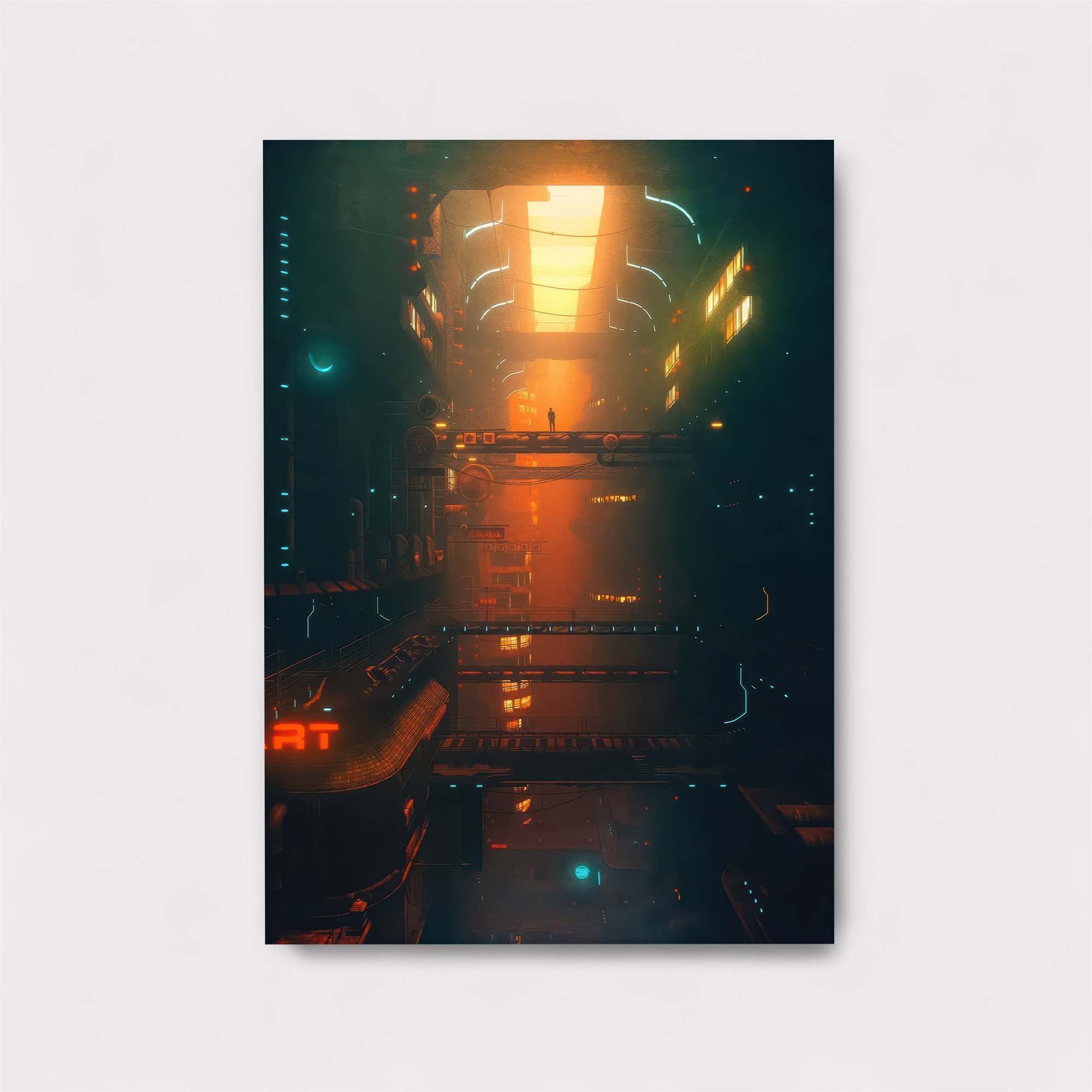 Futuristic Solitude Safe Wall Magnetic / M