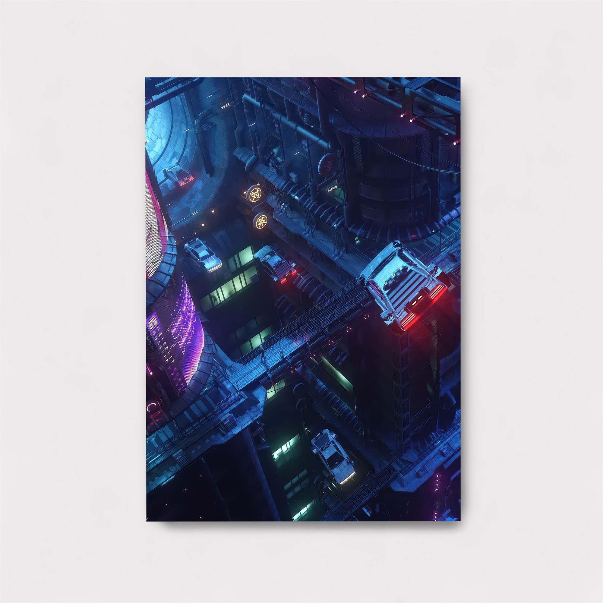 Neon Labyrinth Safe Wall Magnetic / M