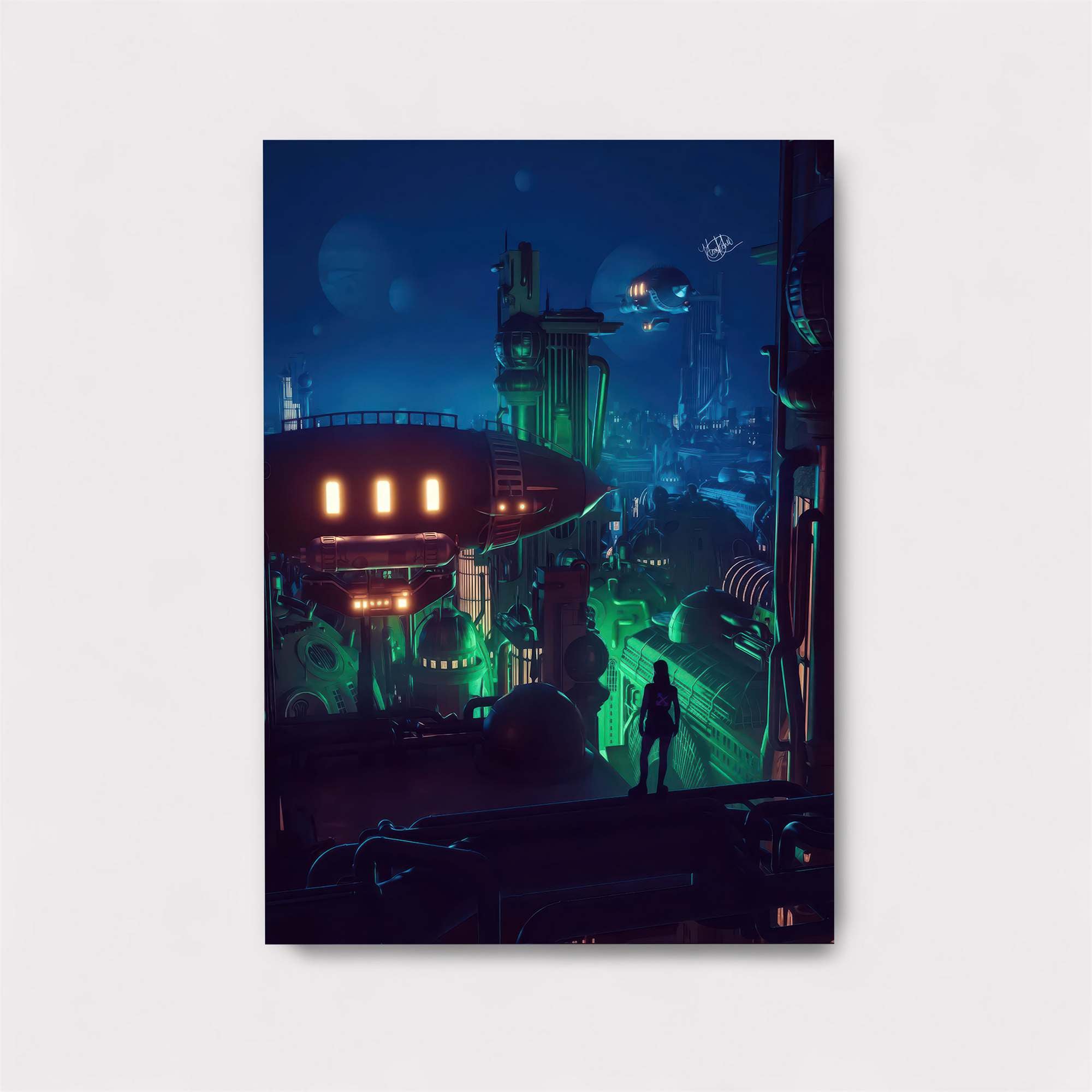 Futuristic Reverie Safe Wall Magnetic / M