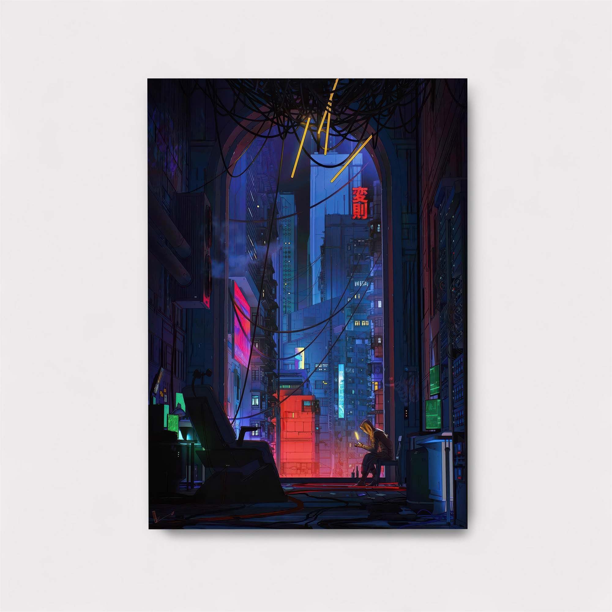 Neon Solitude Safe Wall Magnetic / M