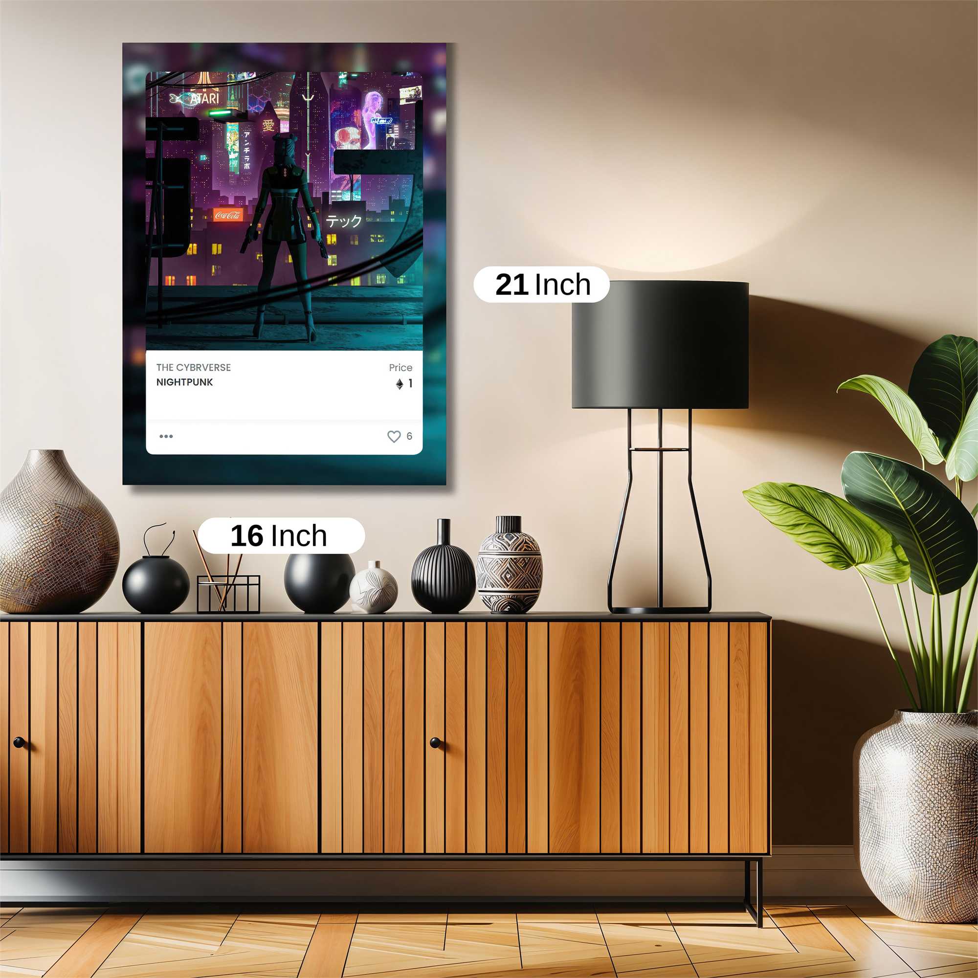 Neon Reverie Safe Wall Magnetic / M