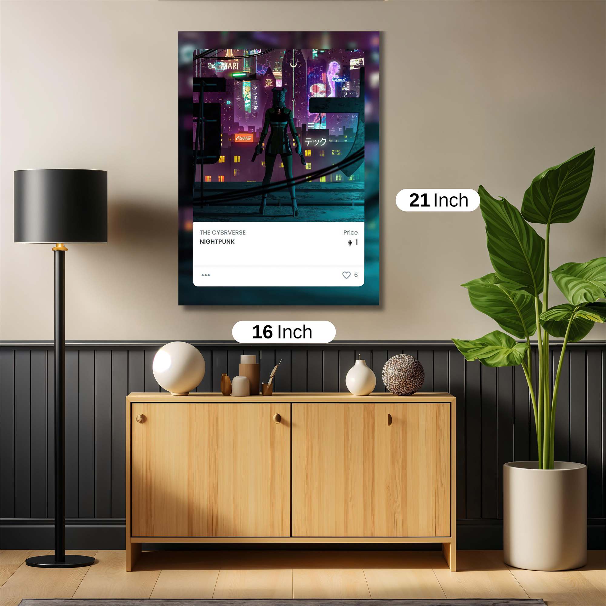 Neon Reverie Safe Wall Magnetic / M