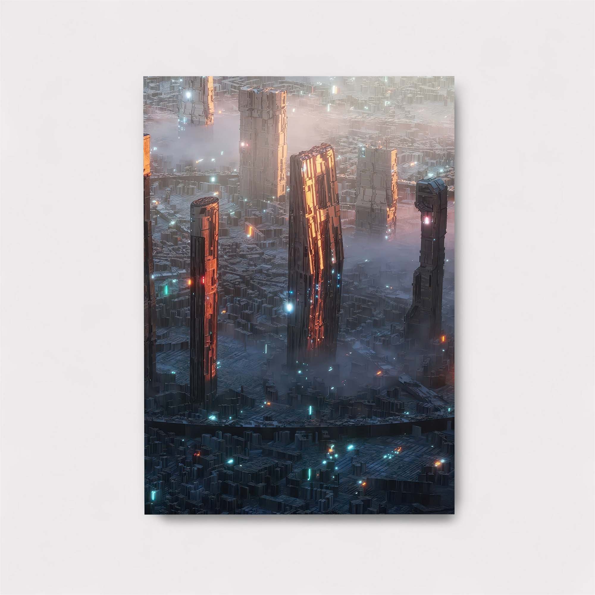 Futuristic Dreamscape Safe Wall Magnetic / M