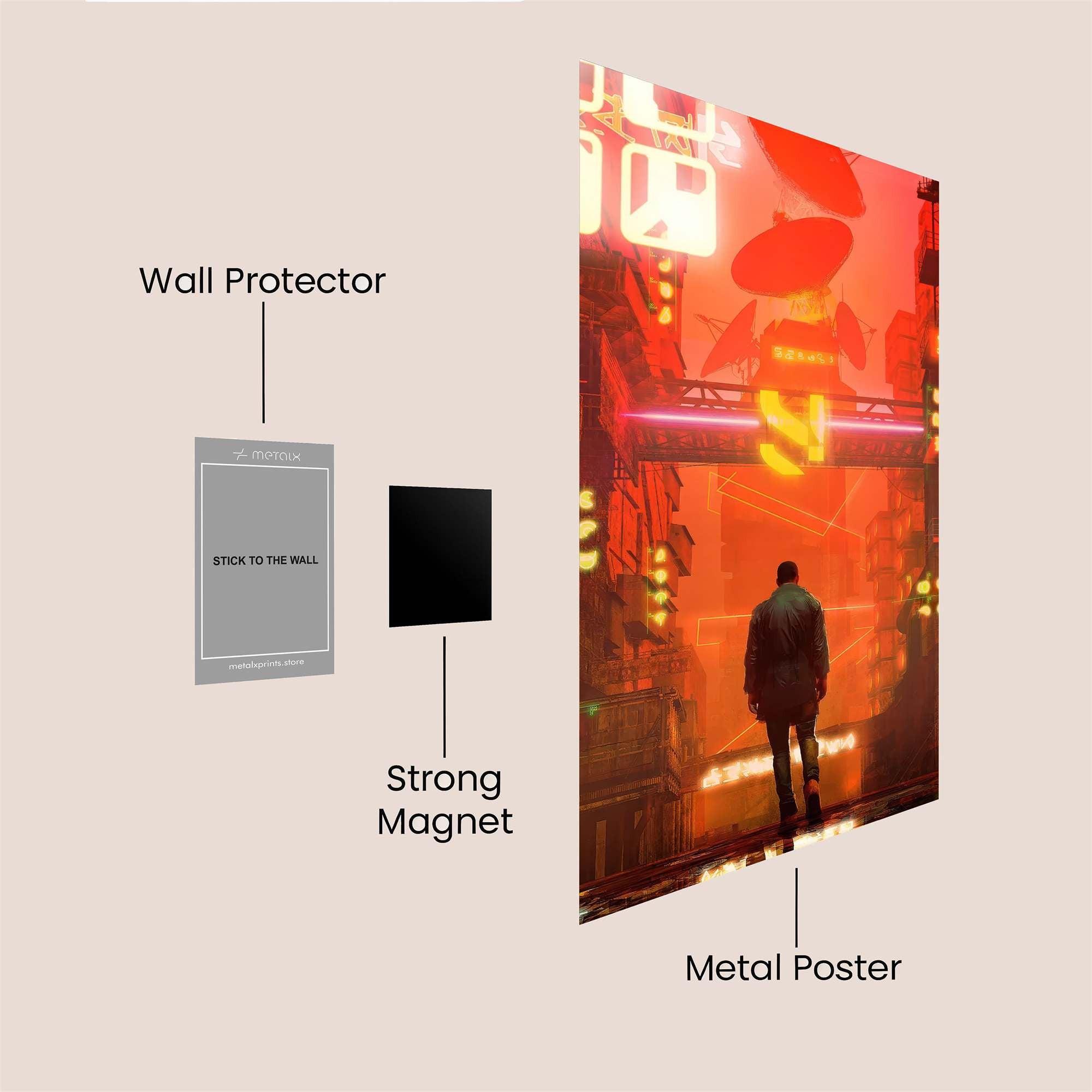 Neon Reverie Safe Wall Magnetic / M