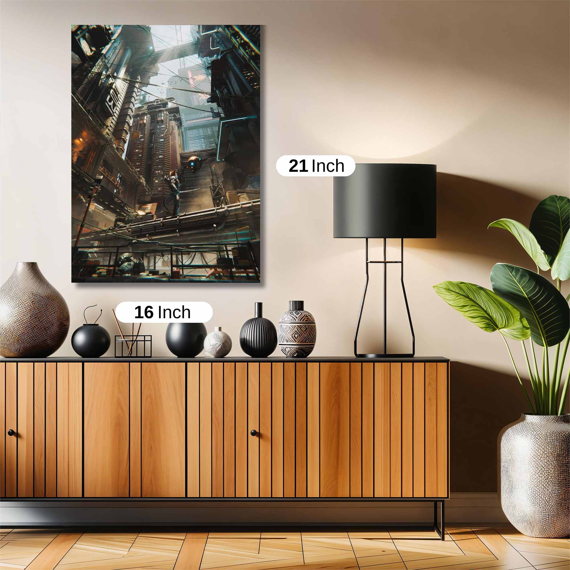 Futuristic Ascent Safe Wall Magnetic / M