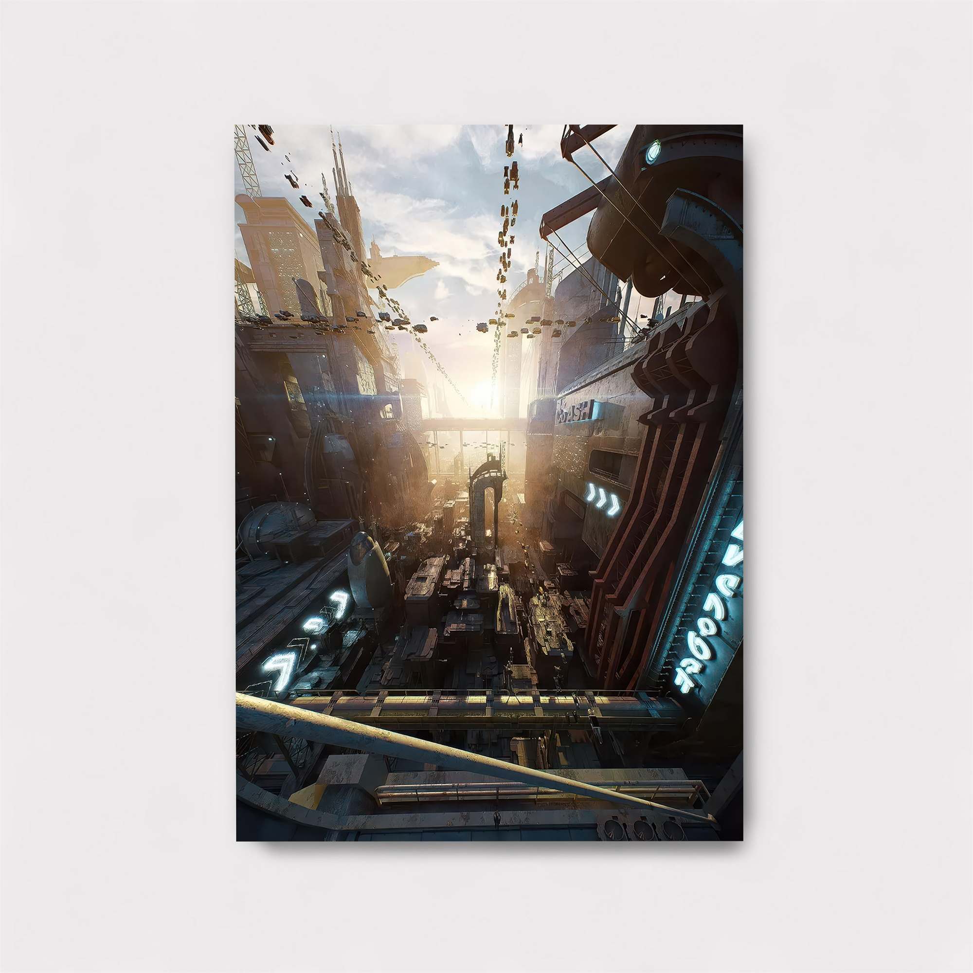 Futuristic Dawn Safe Wall Magnetic / M