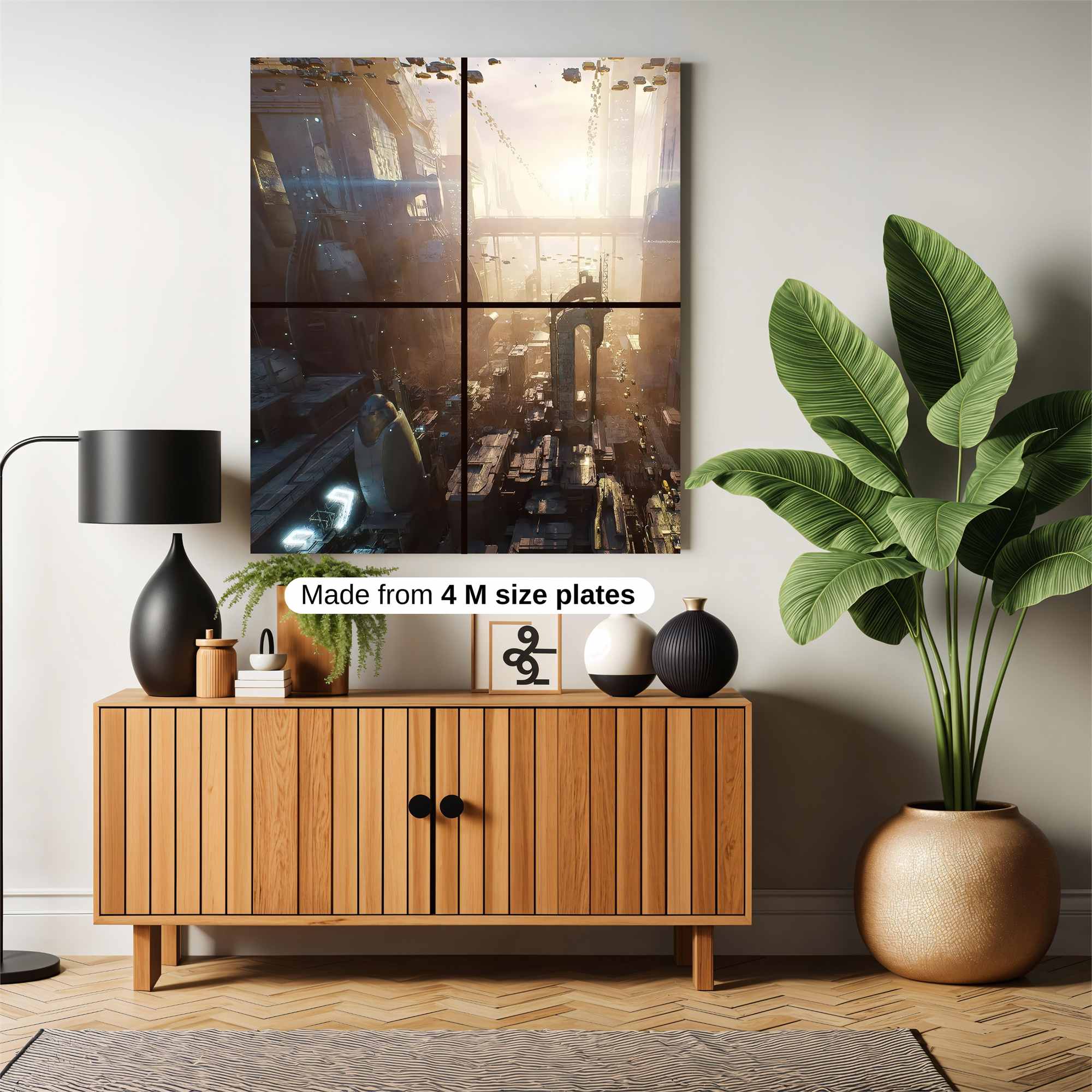 Futuristic Dawn Safe Wall Magnetic / M