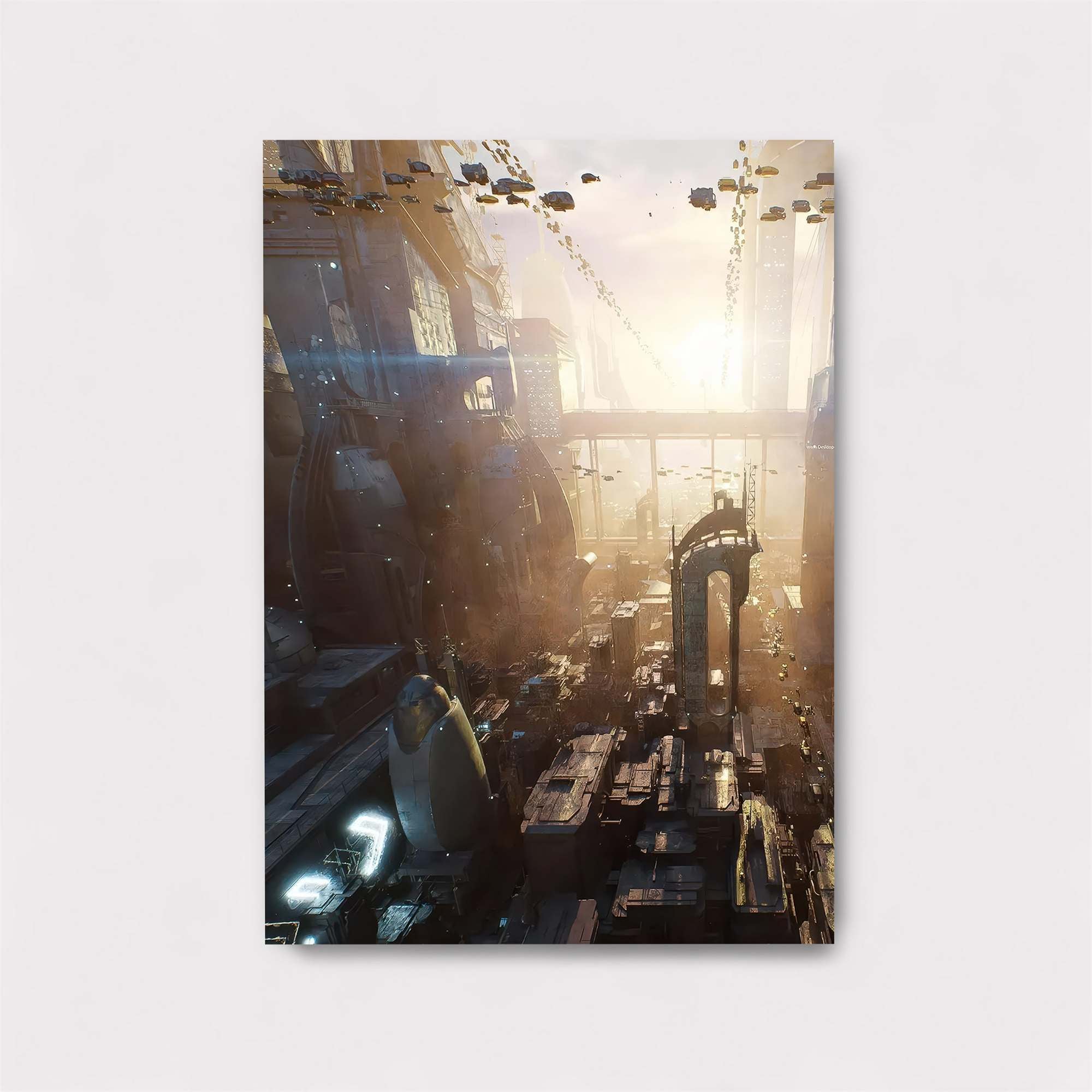 Futuristic Dawn Safe Wall Magnetic / M