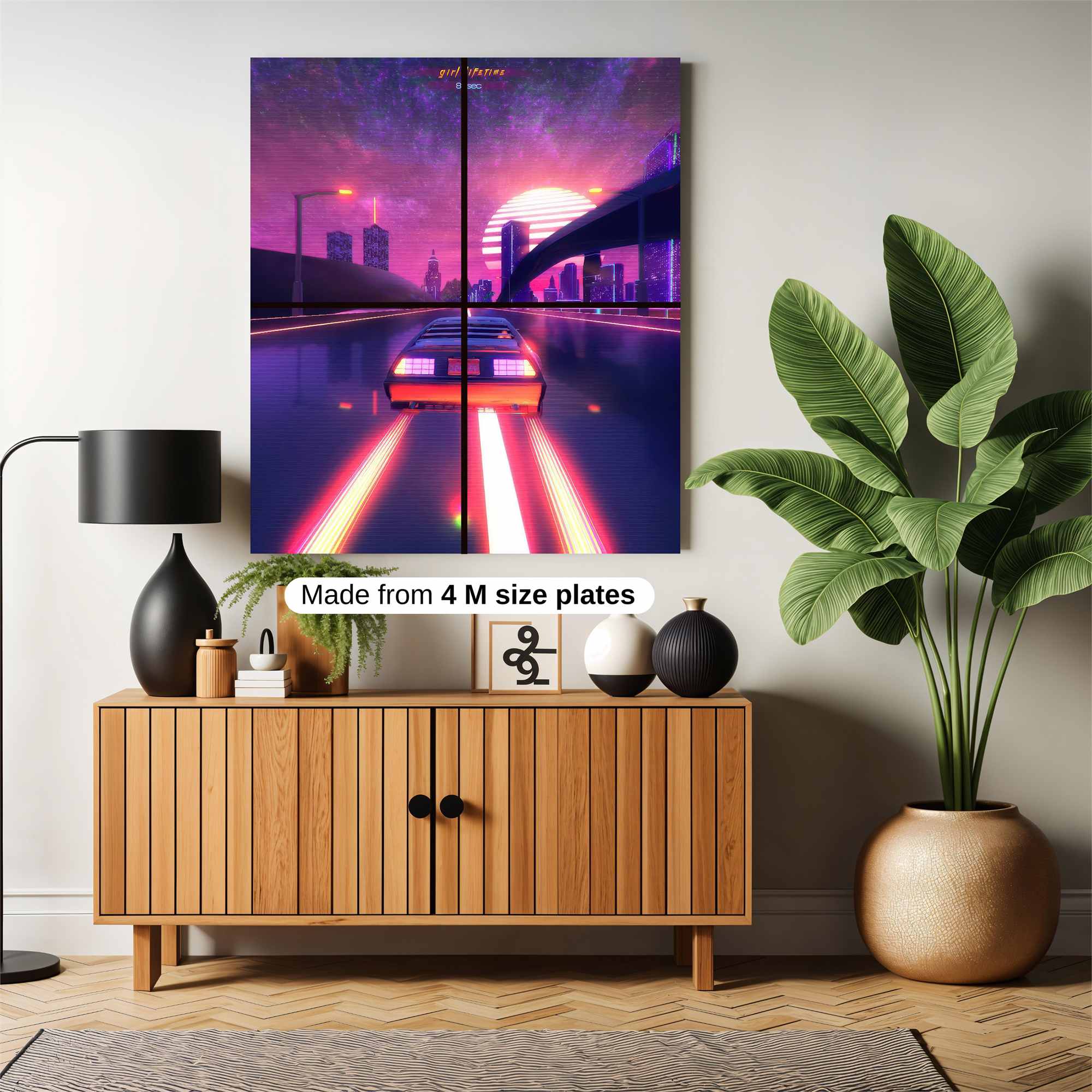 Neon Velocity Safe Wall Magnetic / M