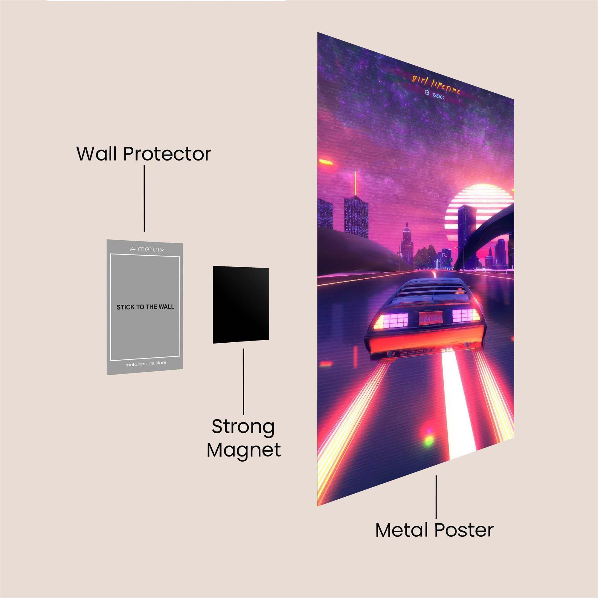 Neon Velocity Safe Wall Magnetic / M