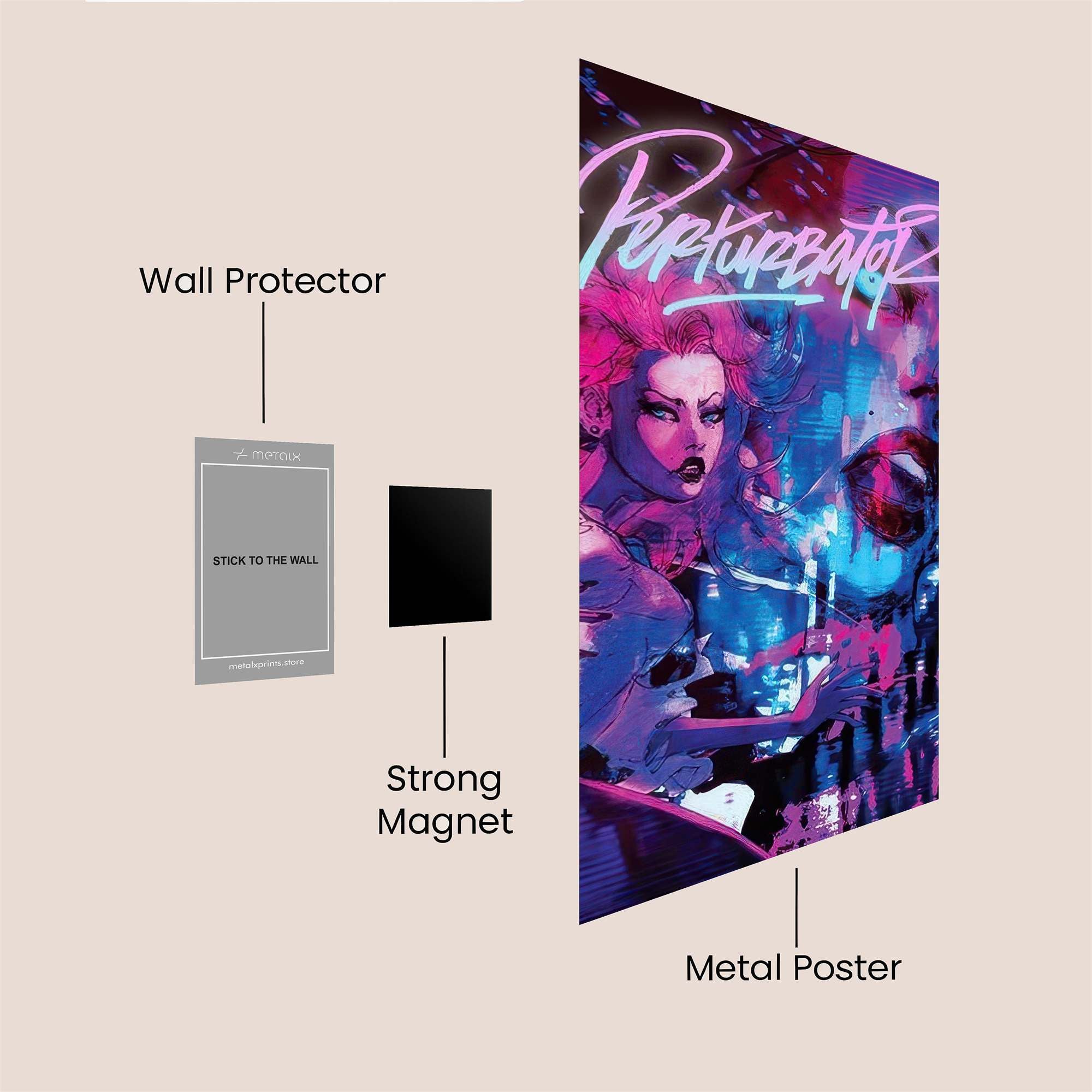 Perturbator Frenzy Safe Wall Magnetic / M