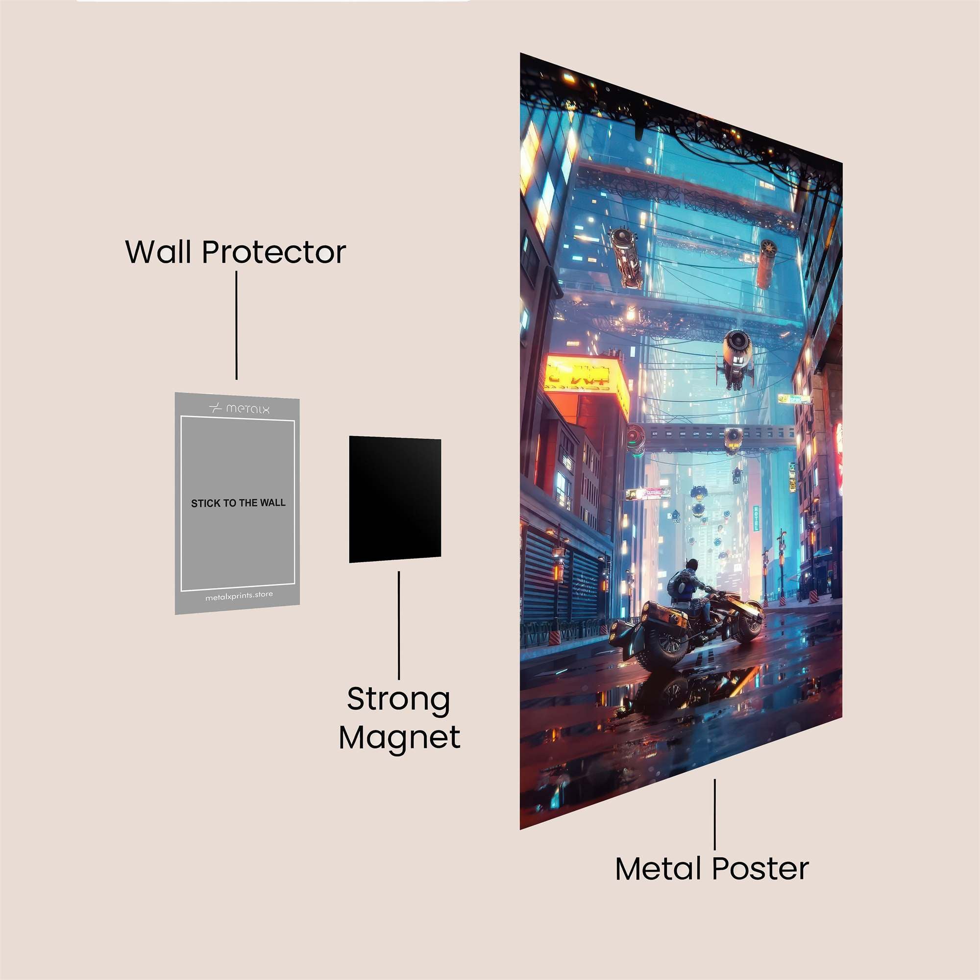 Neon Odyssey Safe Wall Magnetic / M