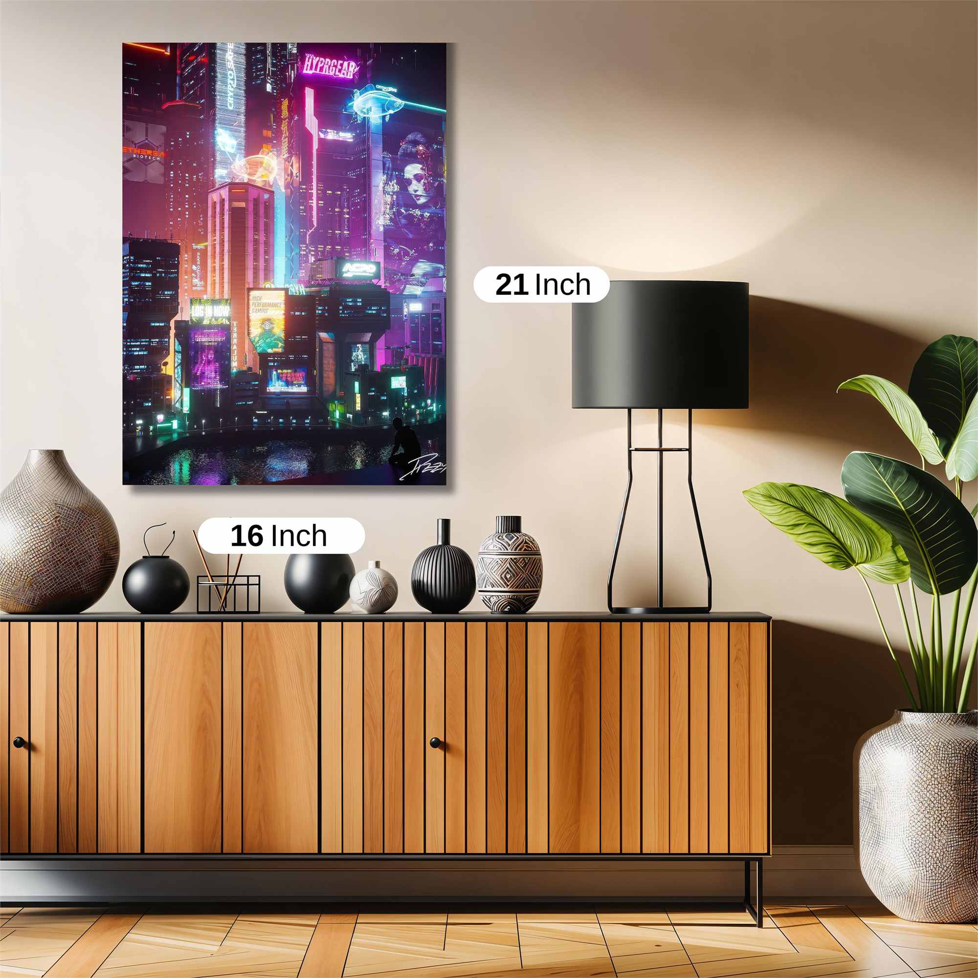 Neon Reverie Safe Wall Magnetic / M