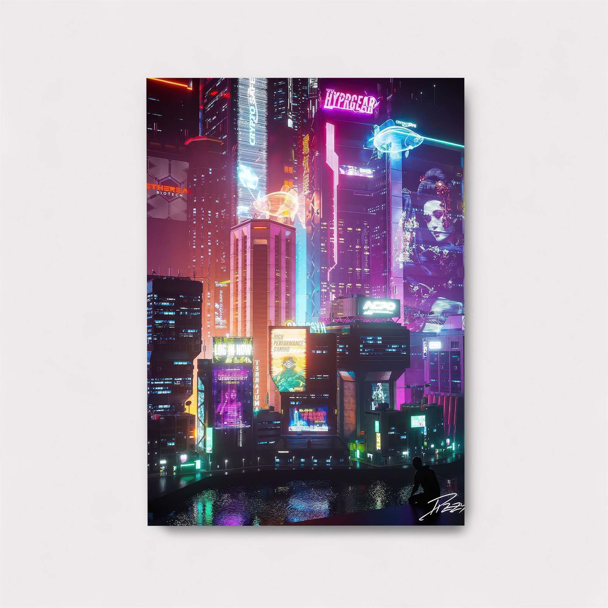 Neon Reverie Safe Wall Magnetic / M