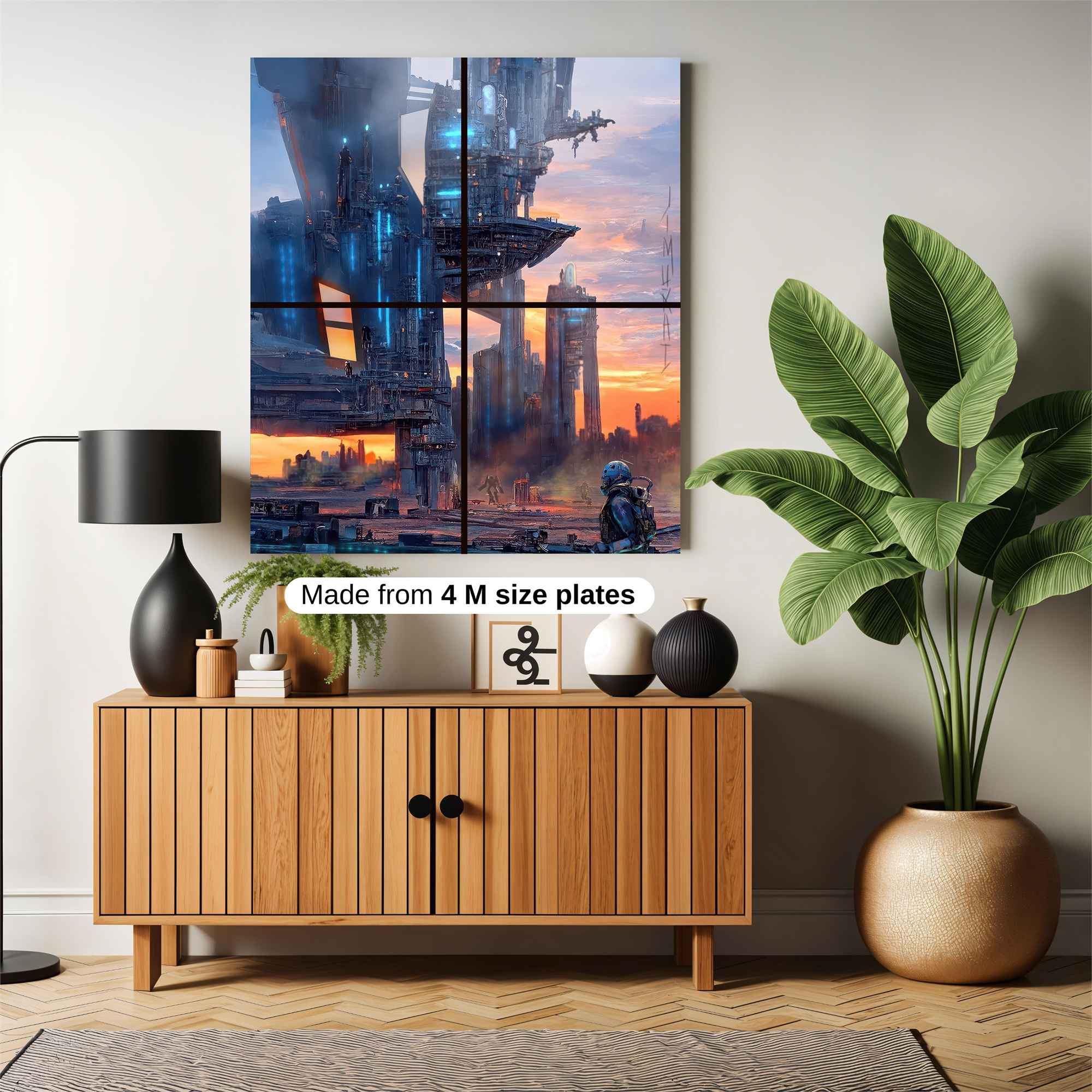 Futuristic Reverie Safe Wall Magnetic / M