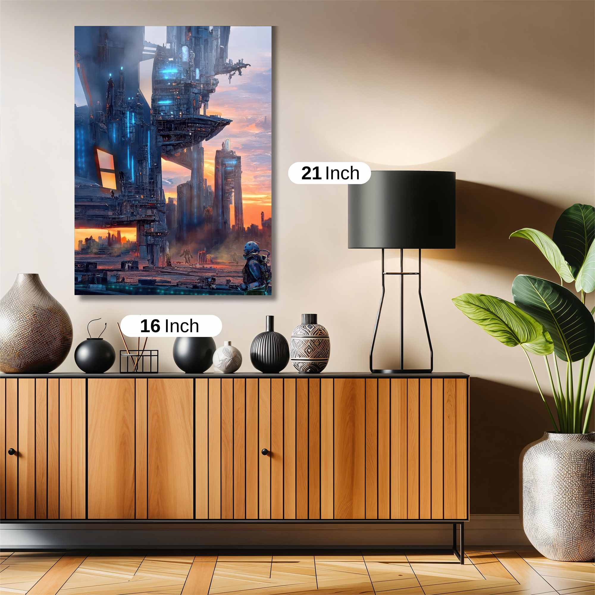 Futuristic Reverie Safe Wall Magnetic / M