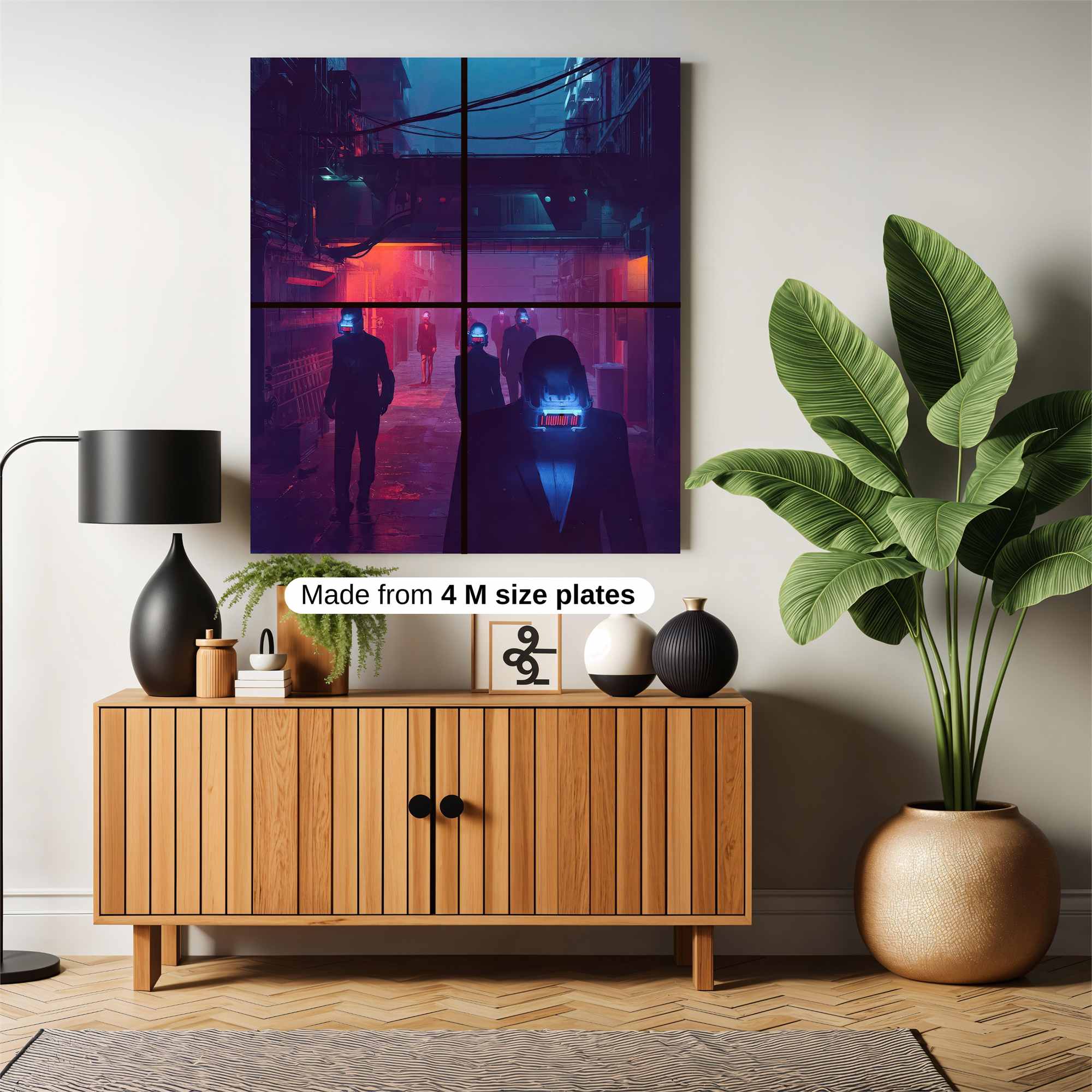 Neon Shadows Safe Wall Magnetic / M