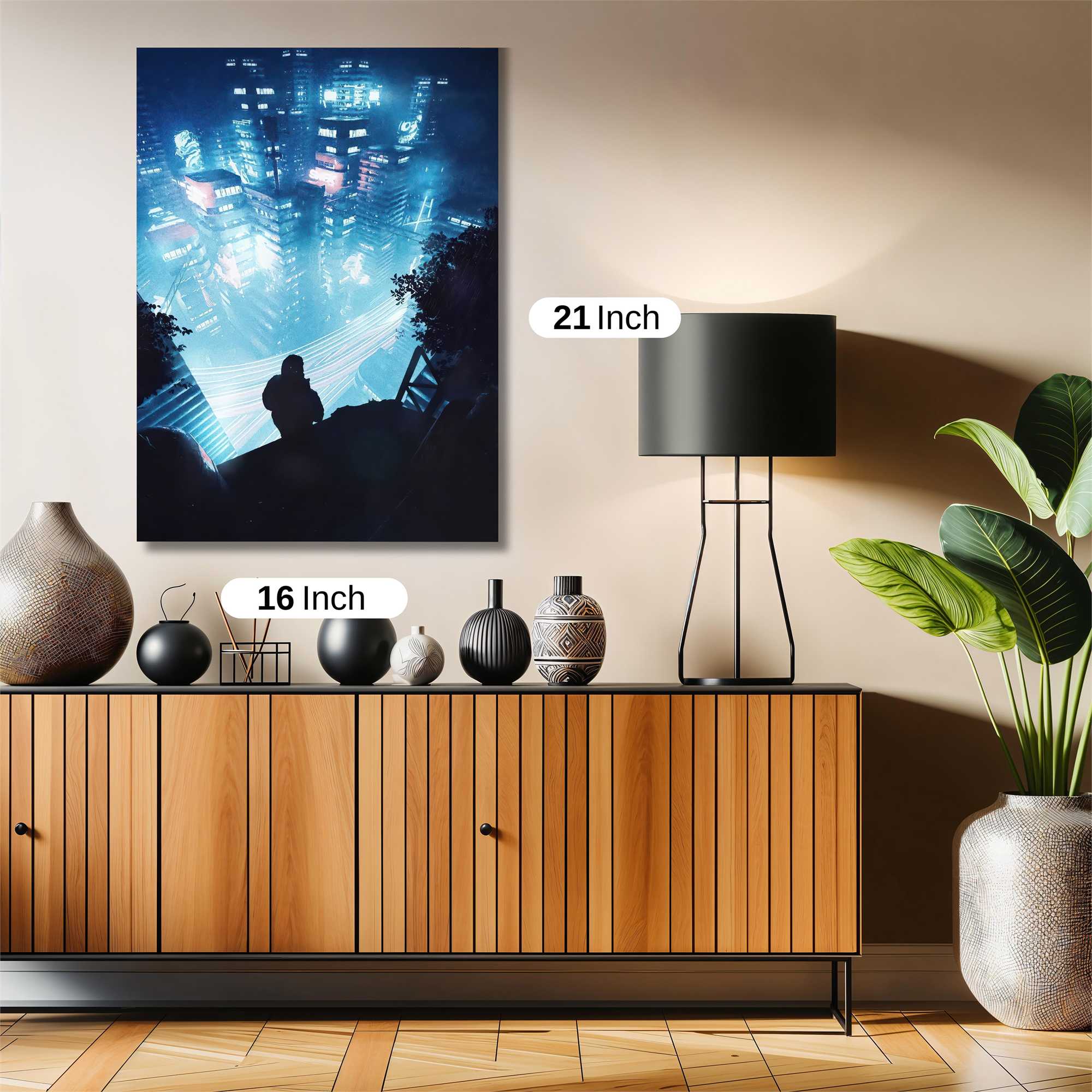 Neon Solitude Safe Wall Magnetic / M