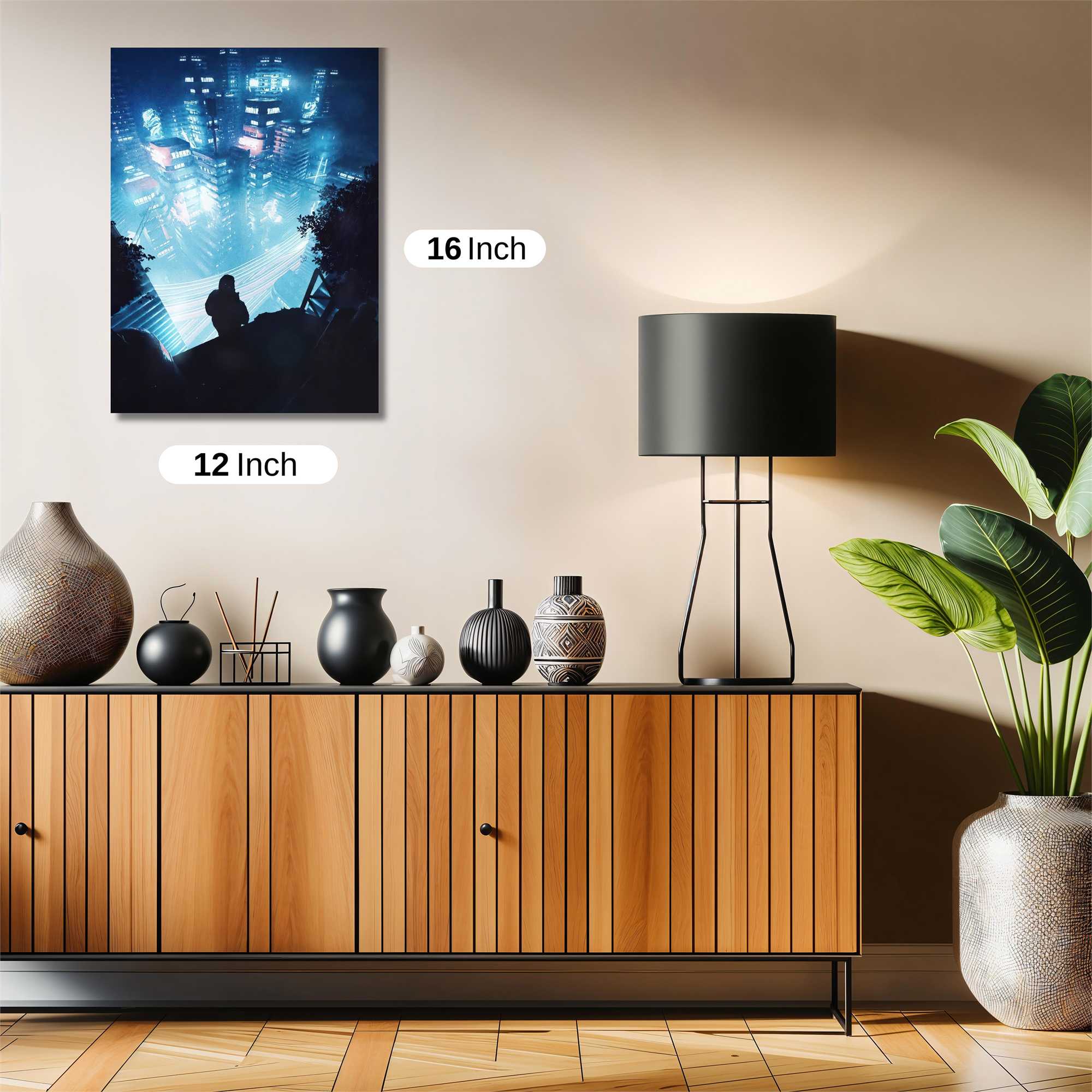 Neon Solitude Safe Wall Magnetic / M