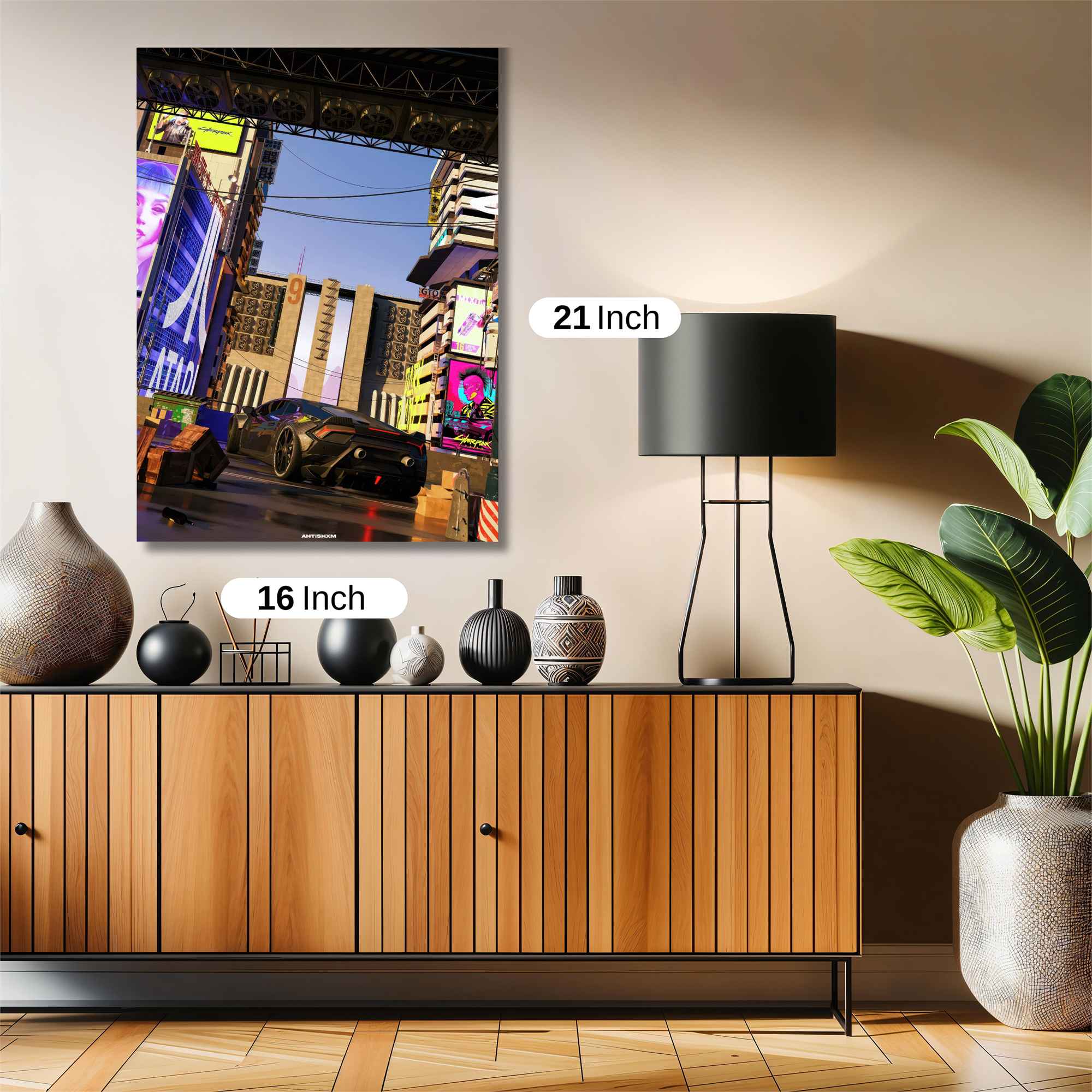 Futuristic Vibes Safe Wall Magnetic / M