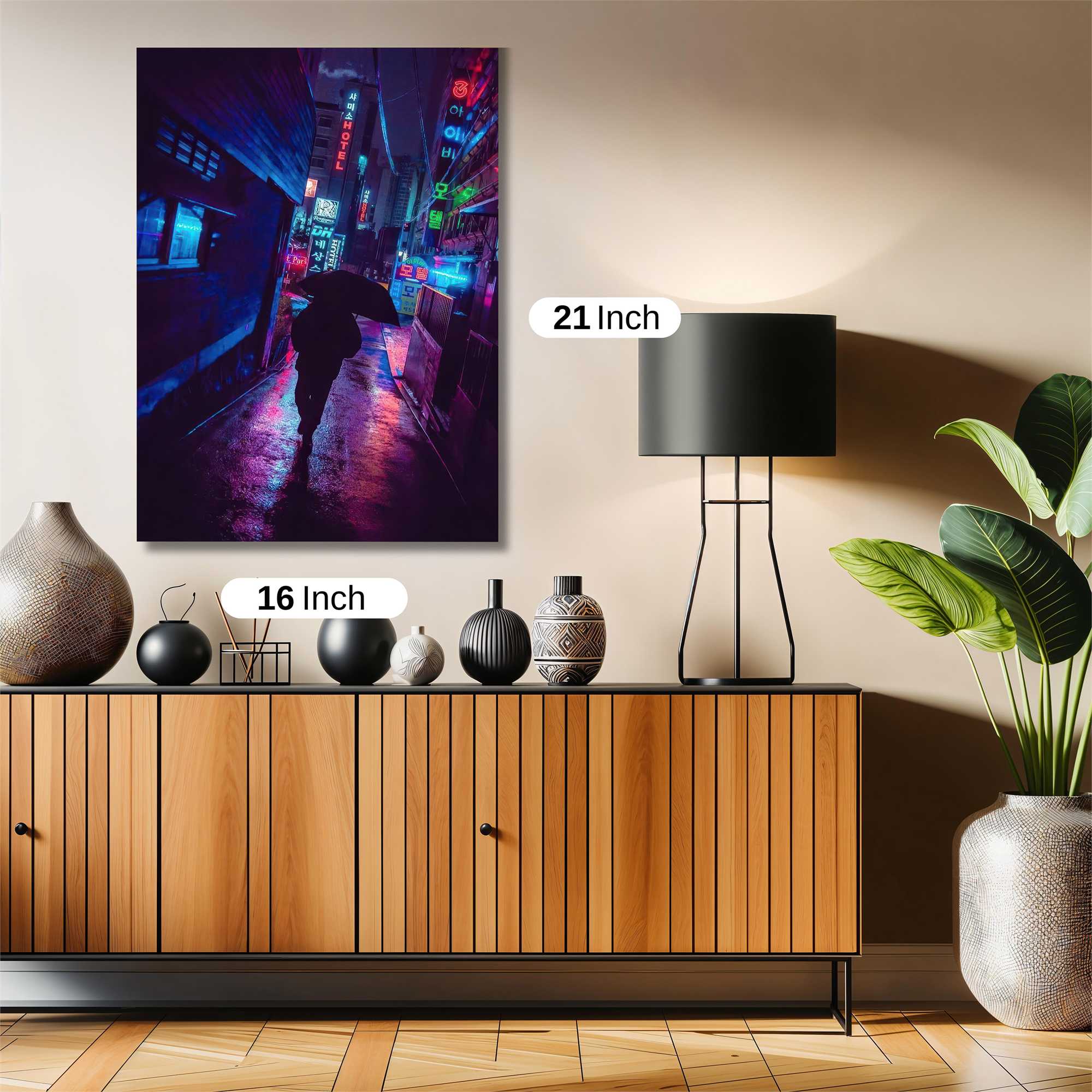 Neon Serenity Safe Wall Magnetic / M