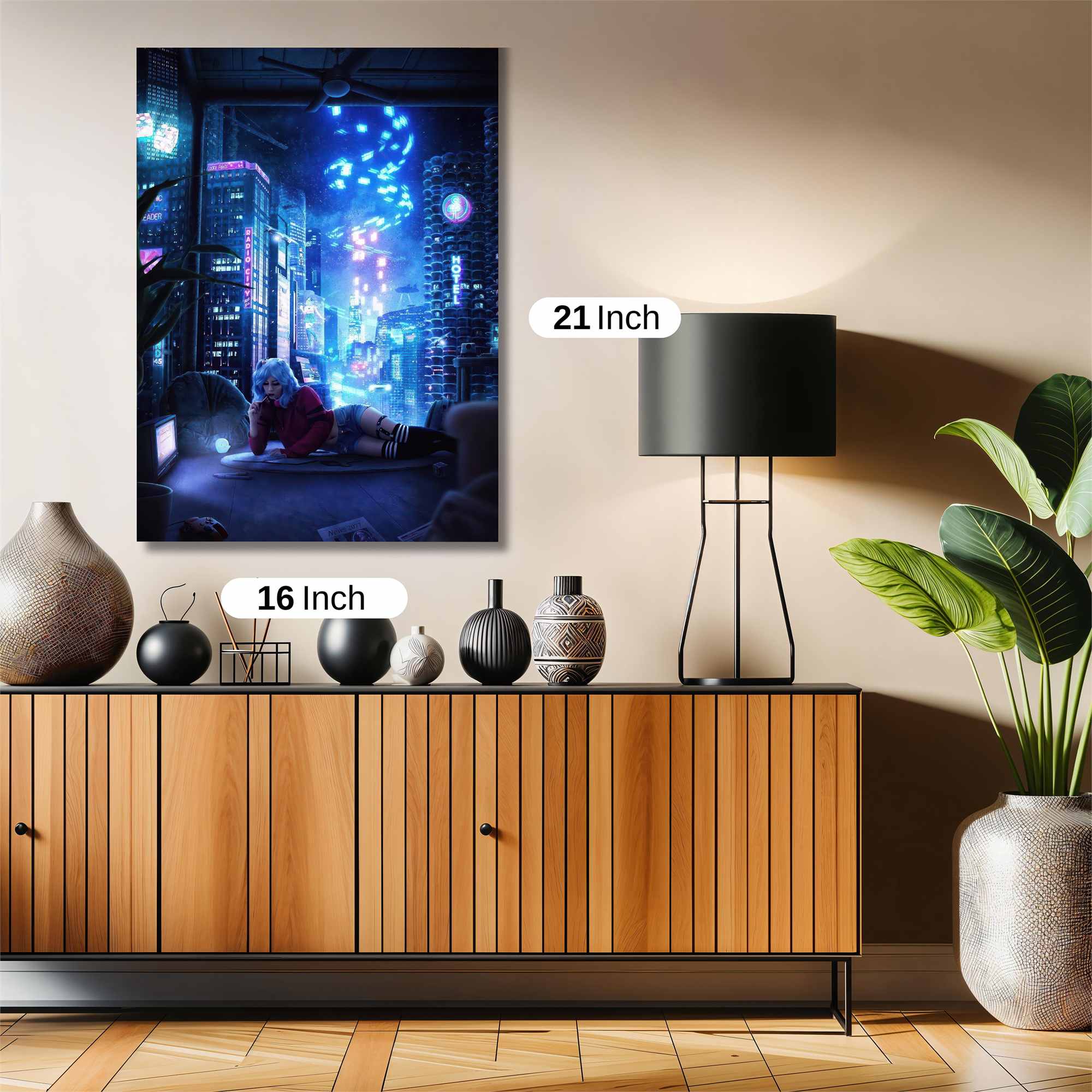 Neon Reverie Safe Wall Magnetic / M