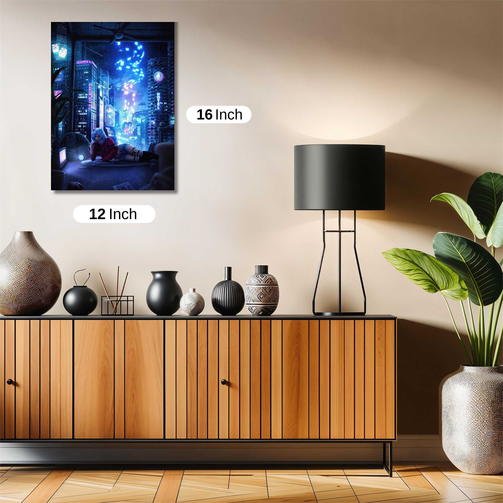 Neon Reverie Safe Wall Magnetic / M