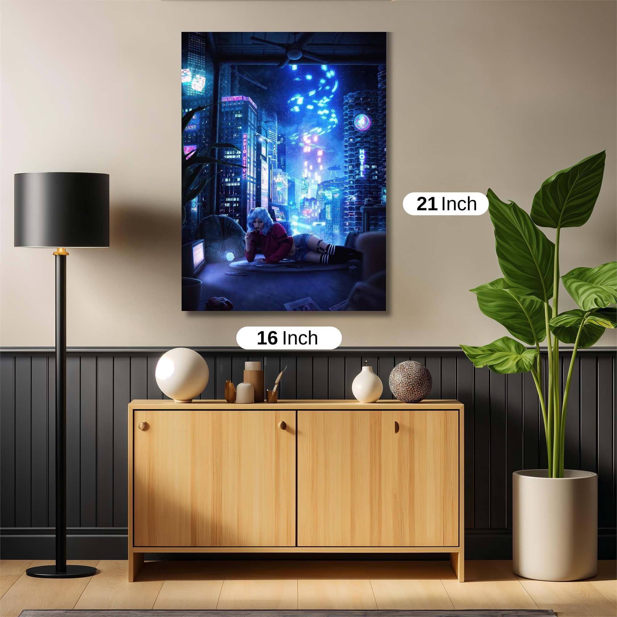 Neon Reverie Safe Wall Magnetic / M