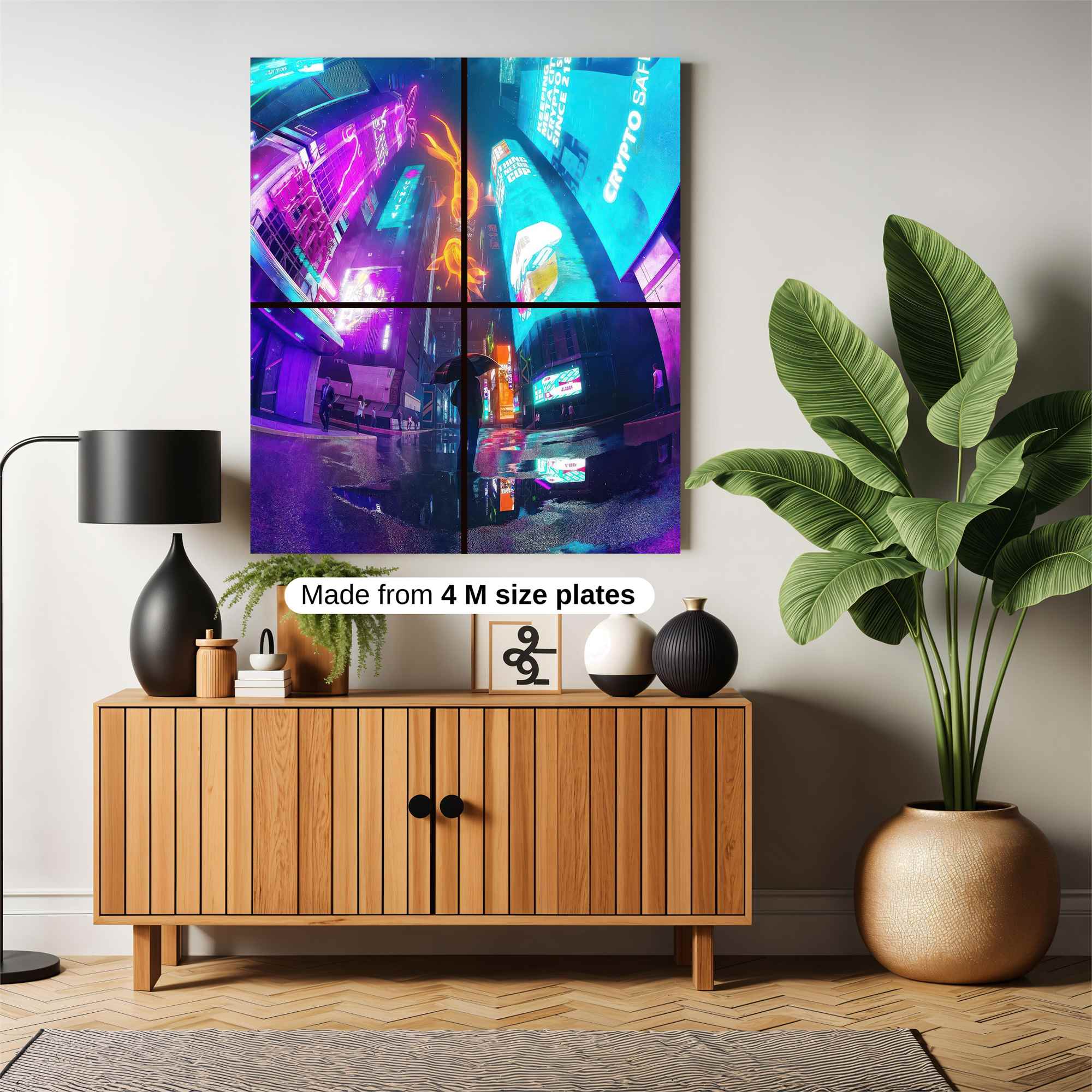 Neon Serenity Safe Wall Magnetic / M