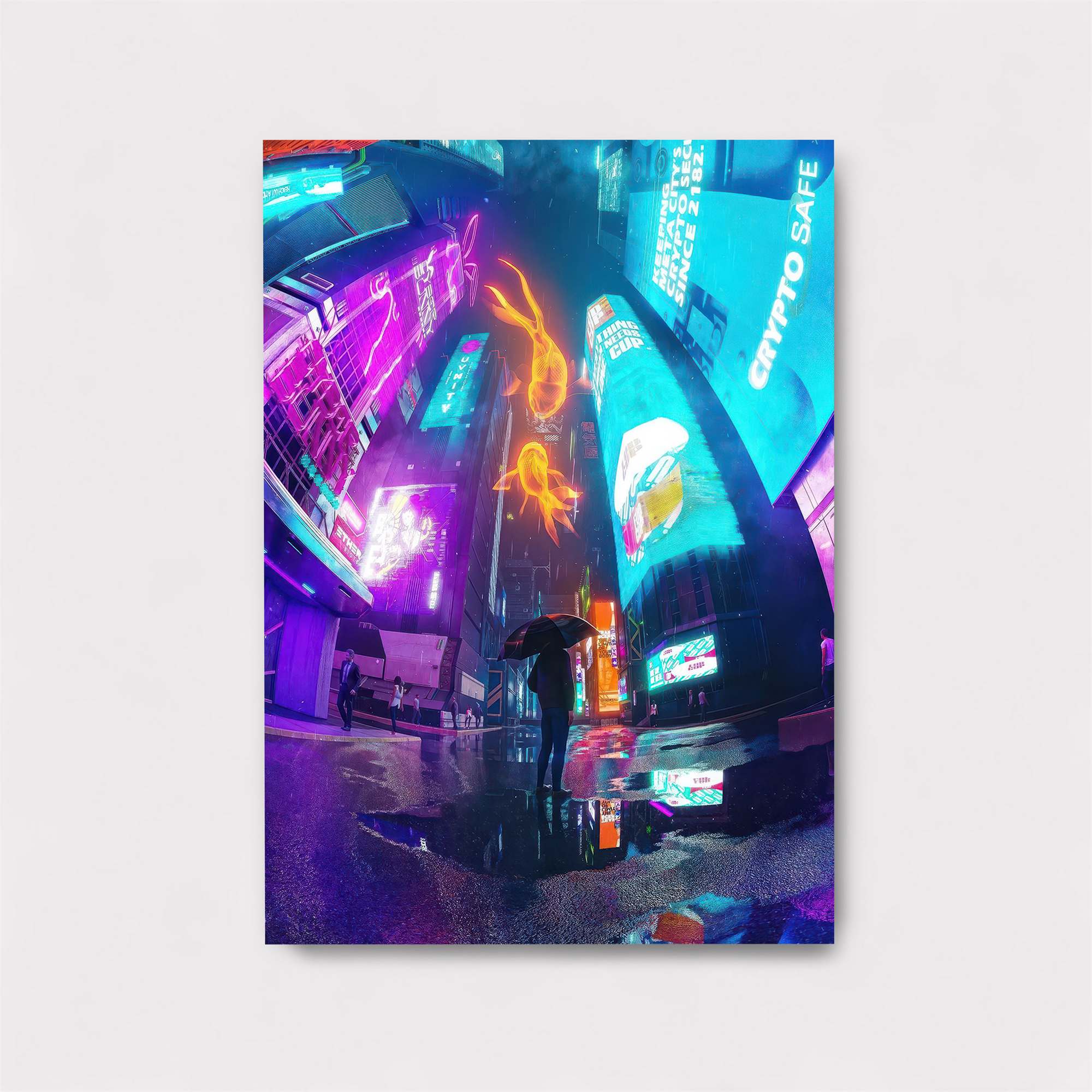 Neon Serenity Safe Wall Magnetic / M