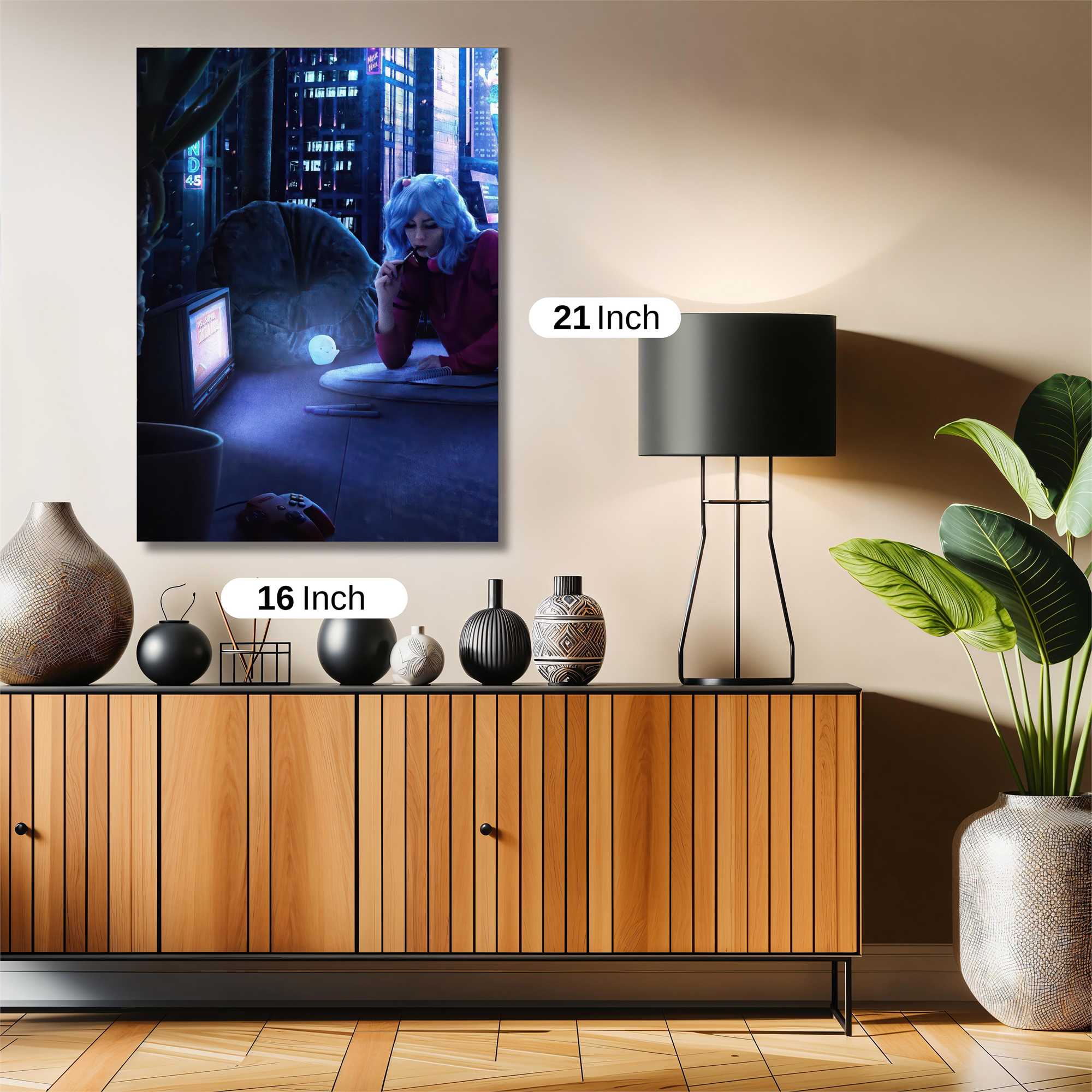 Cyber Contemplation Safe Wall Magnetic / M