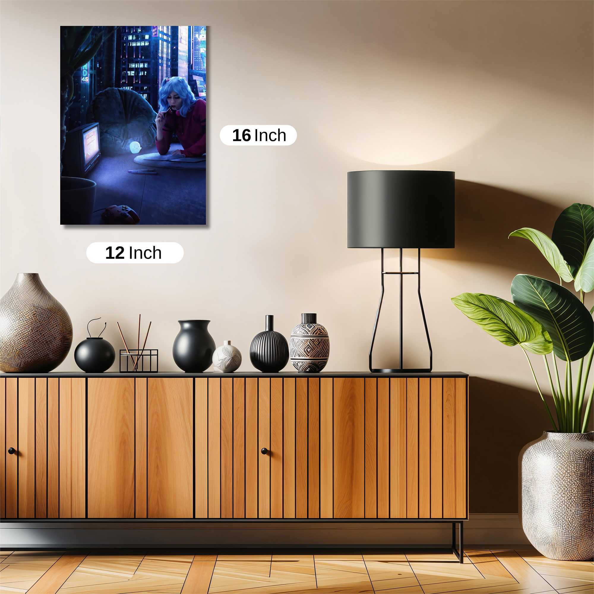 Cyber Contemplation Safe Wall Magnetic / M