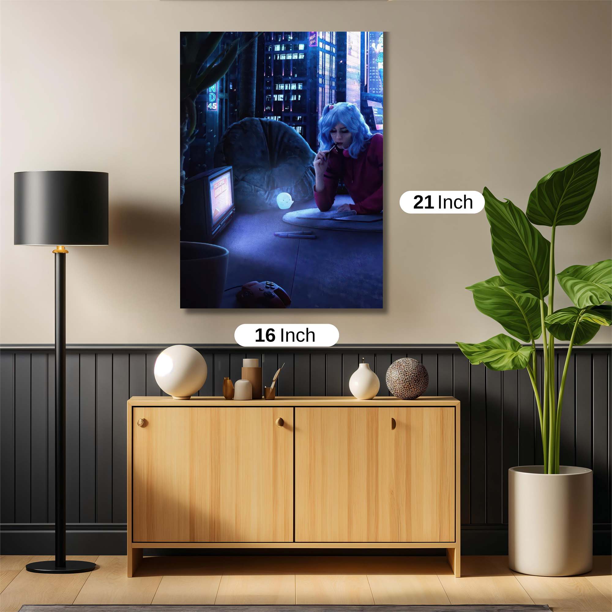 Cyber Contemplation Safe Wall Magnetic / M