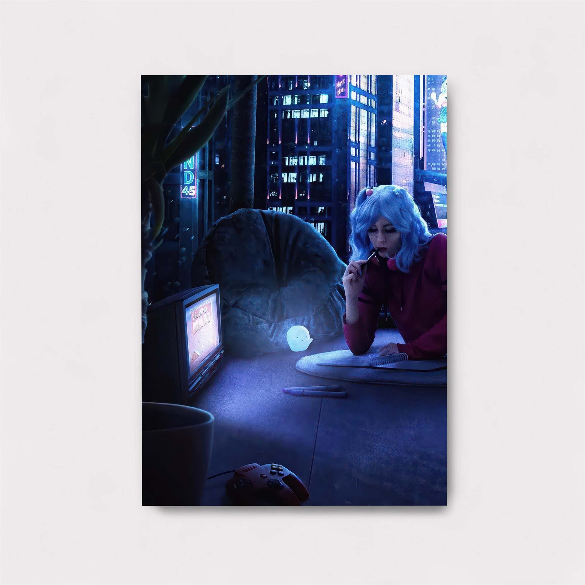 Cyber Contemplation Safe Wall Magnetic / M